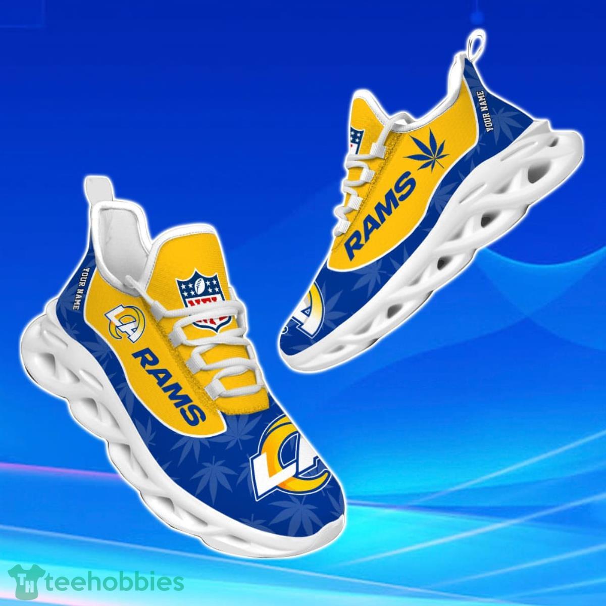 Los Angeles Rams Best Gift For NFL Fans Max Soul Shoes Custom Name