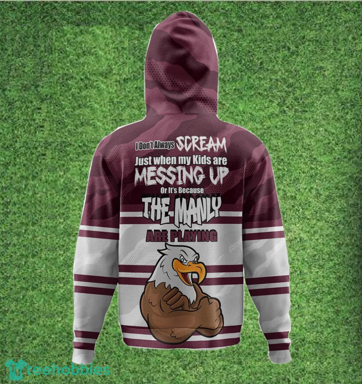 Manly Warringah Sea Eagles Custom Name Mother’s Day NRL Custom Hoodie Best Gift For Fans Product Photo 2