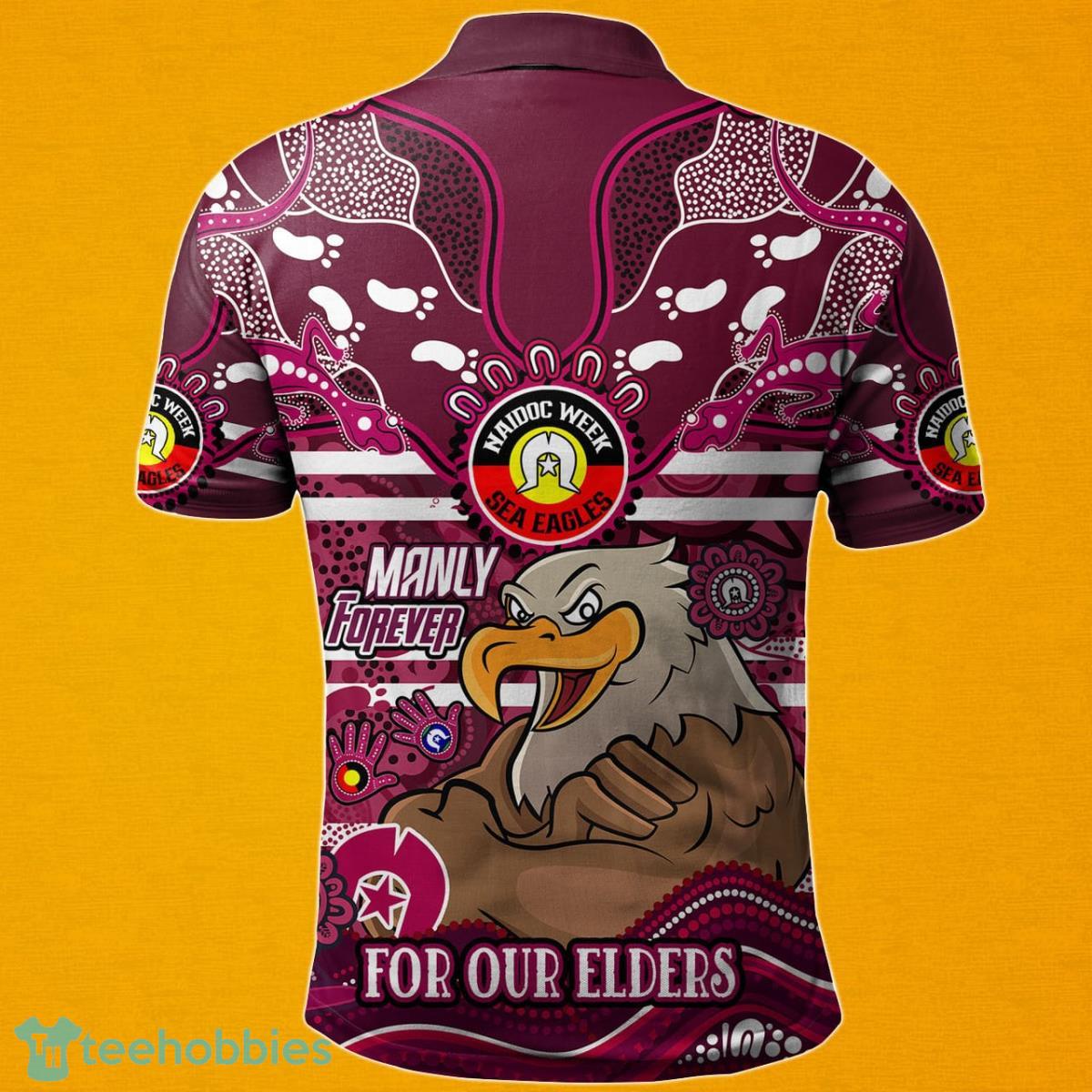 Manly Warringah Sea Eagles NRL Australia Naidoc Week Polo Shirt Best Gift For Fans Product Photo 2