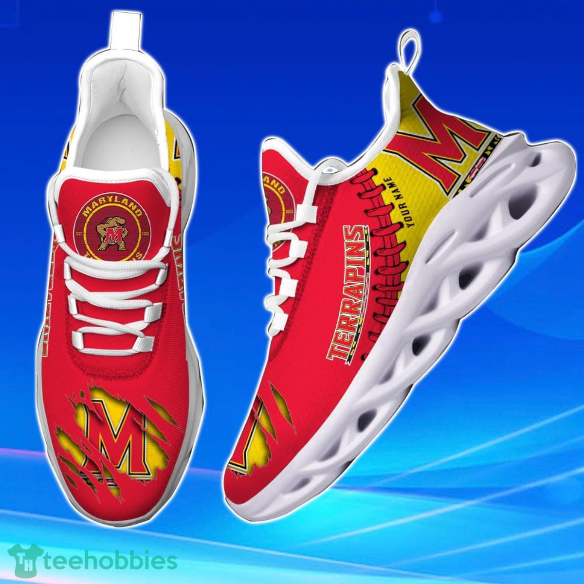 Maryland Terrapins Personalized Max Soul Shoes Unique Gift For Men And Women Fans Product Photo 2