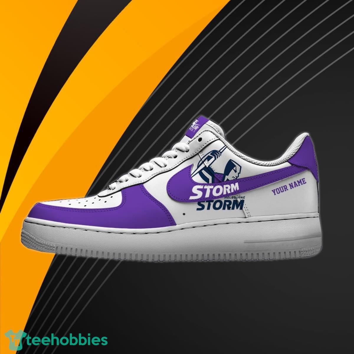 Melbourne Storm NRL Air Force Shoes Custom Name Best Gift For Fans Product Photo 1