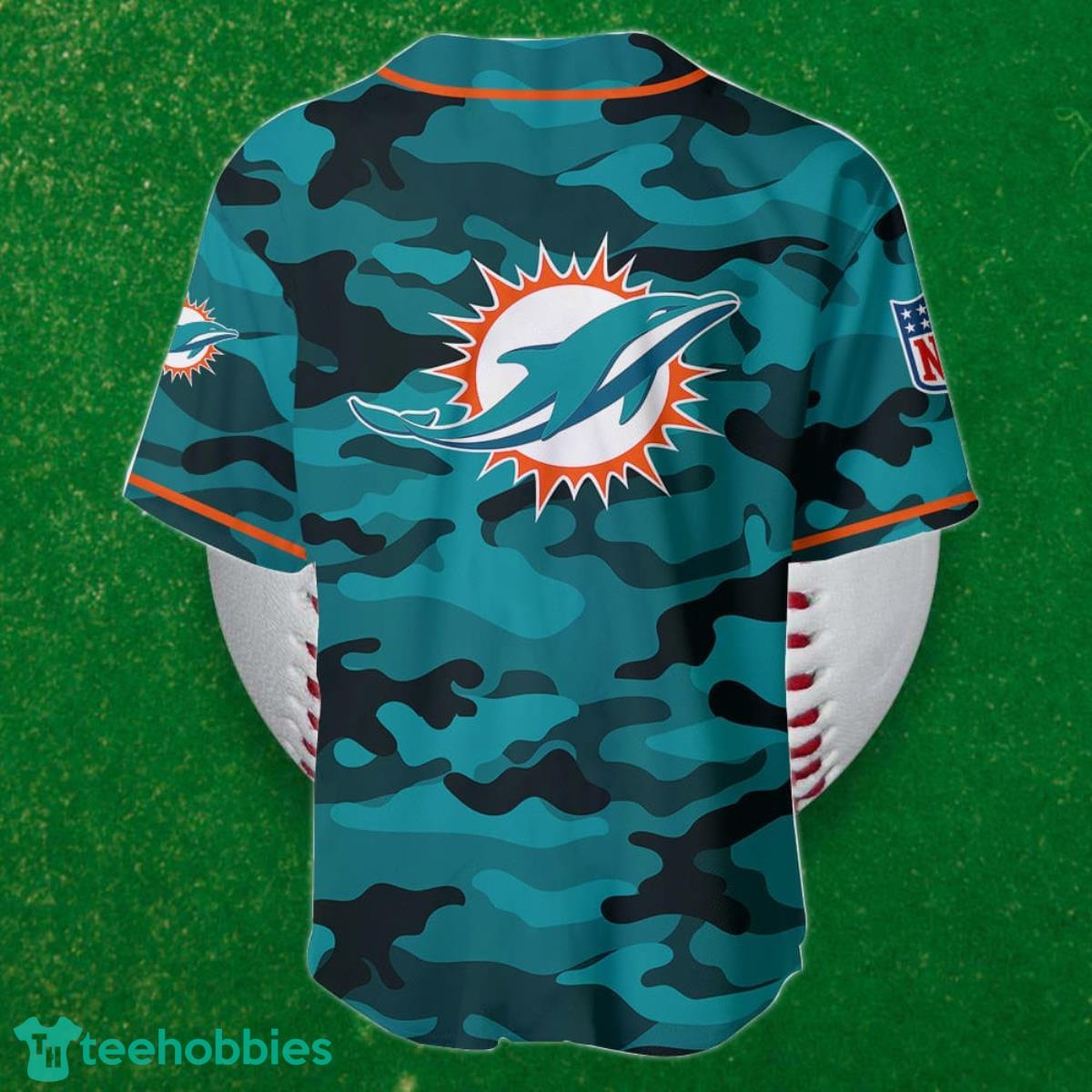 Personalized Miami Dolphins Baseball Jersey Shirt For Fans