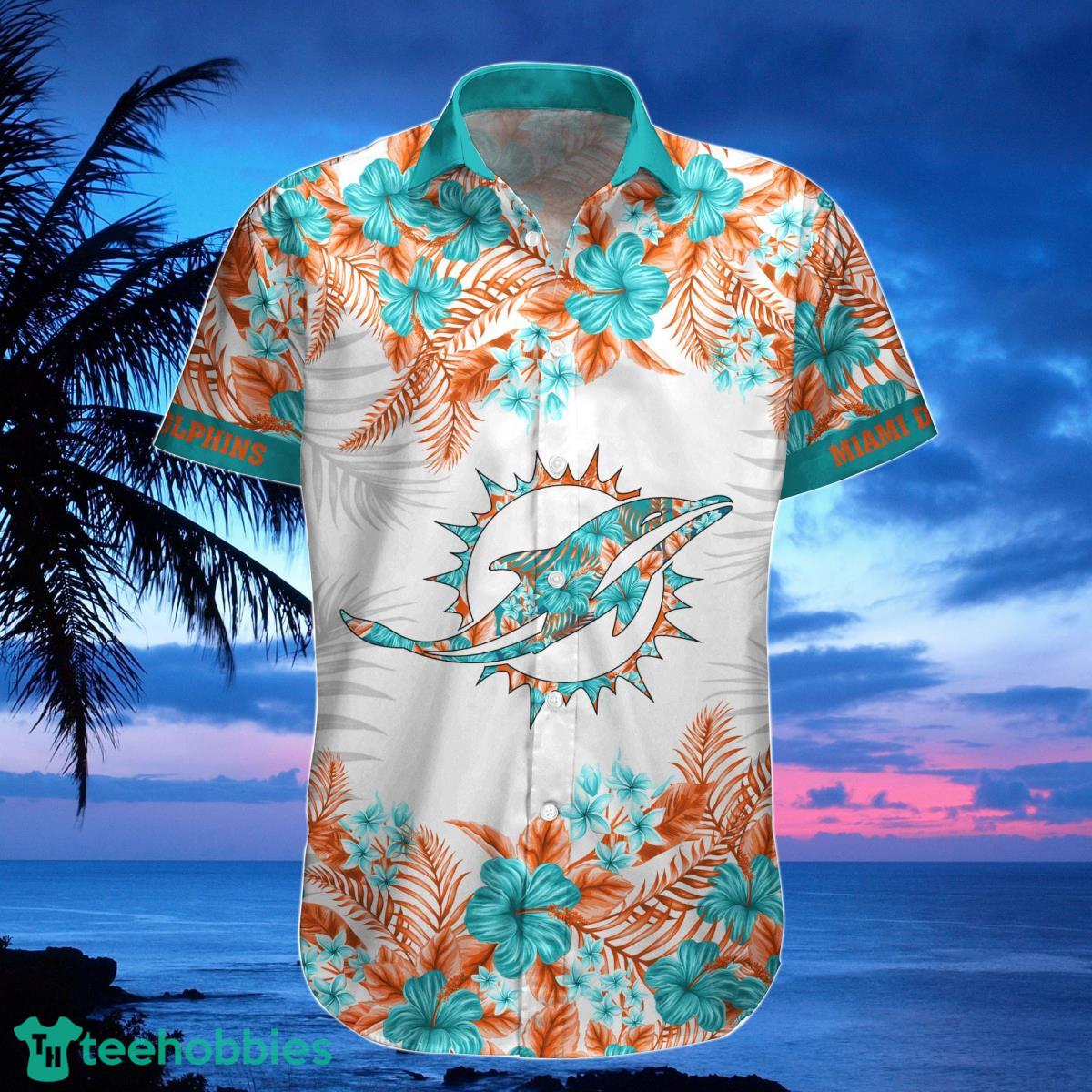 Miami Dolphins Hawaiian Shirt And Shorts Miami Dolphins Shirt Mens