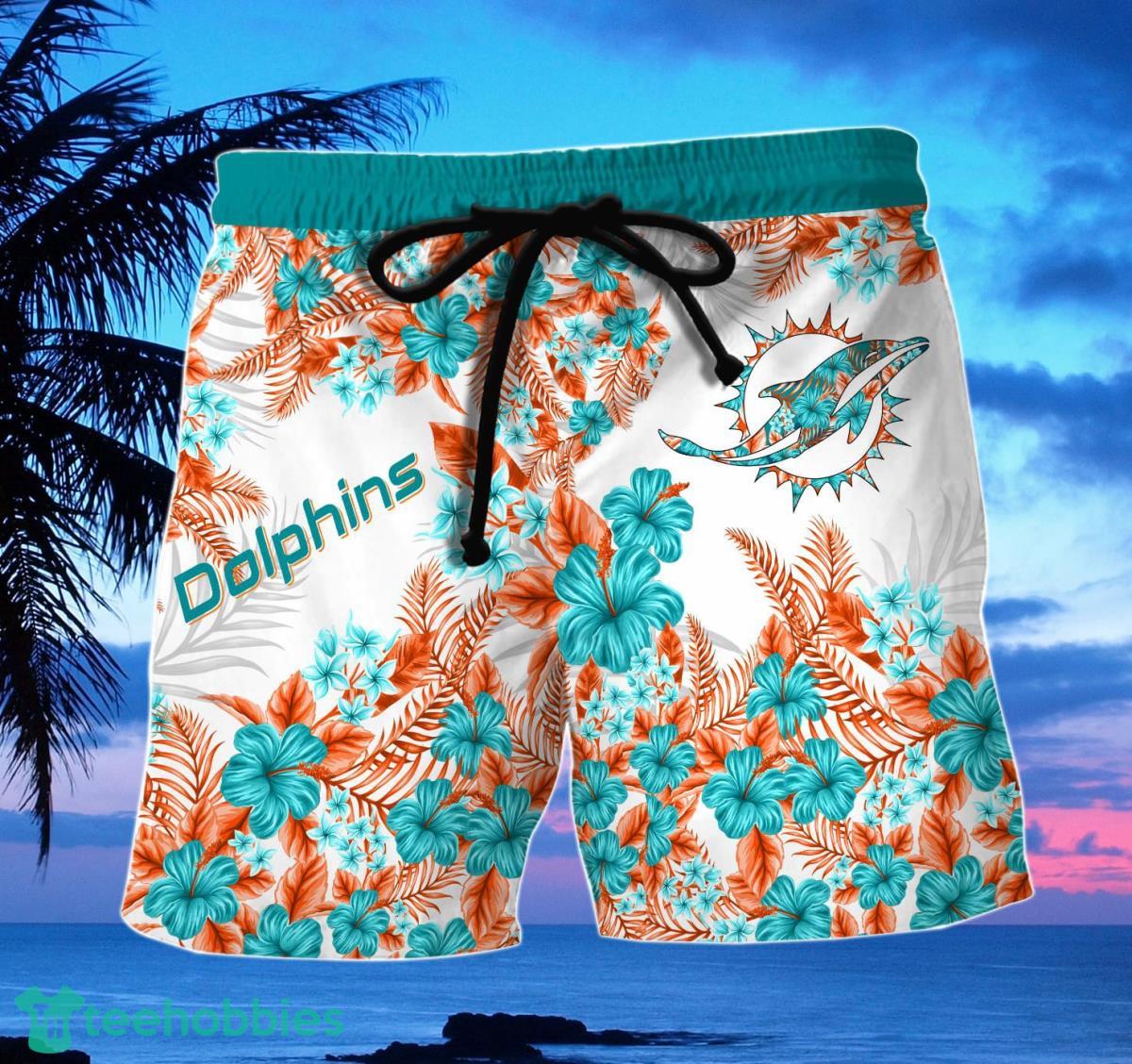 Miami Dolphins 3D Personalized Hawaii Shirt And Shorts Combo Hawaii 01 Gift  For Men And Women