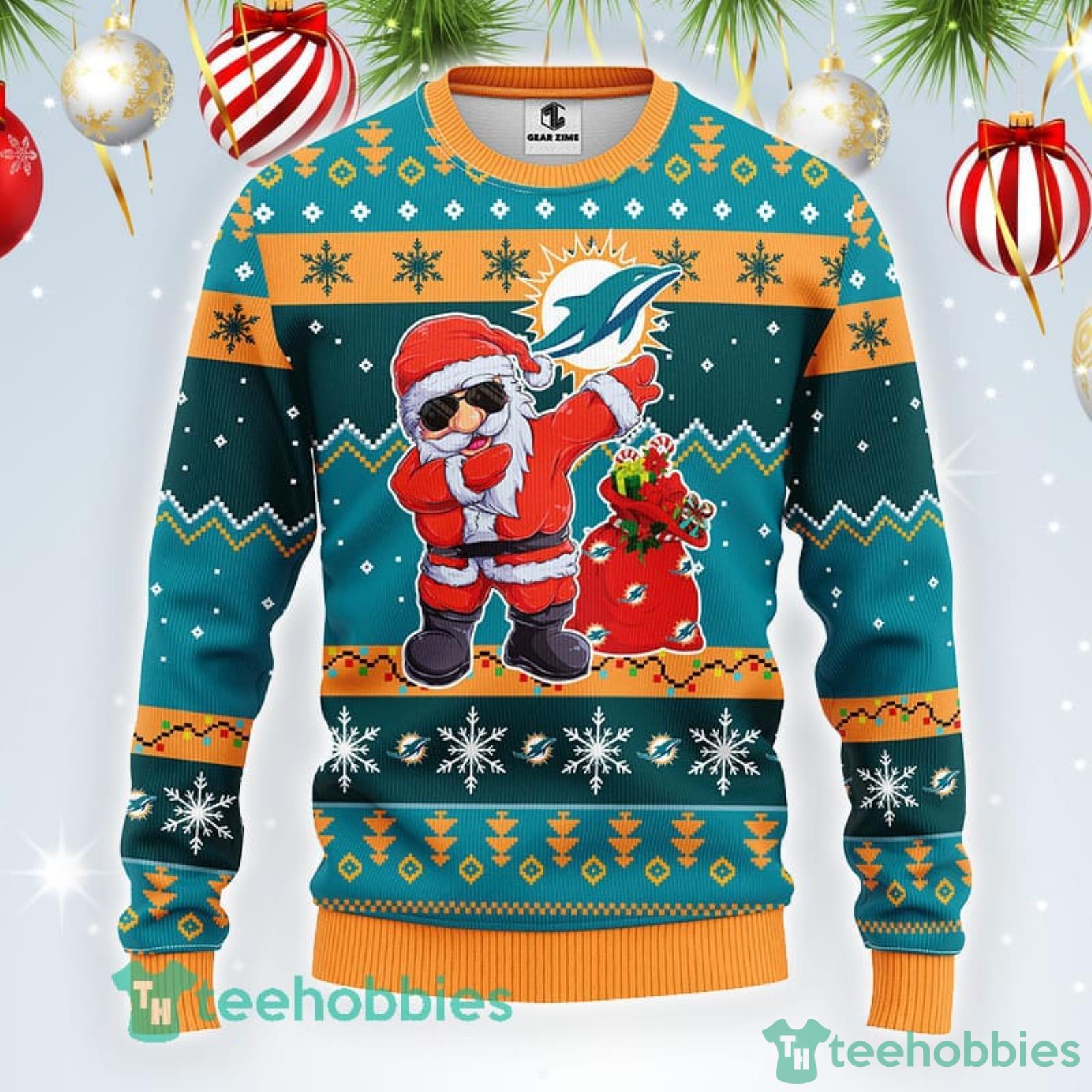 Miami Dolphins Nfl Santa Claus Christmas Shirt, hoodie, sweater, long  sleeve and tank top