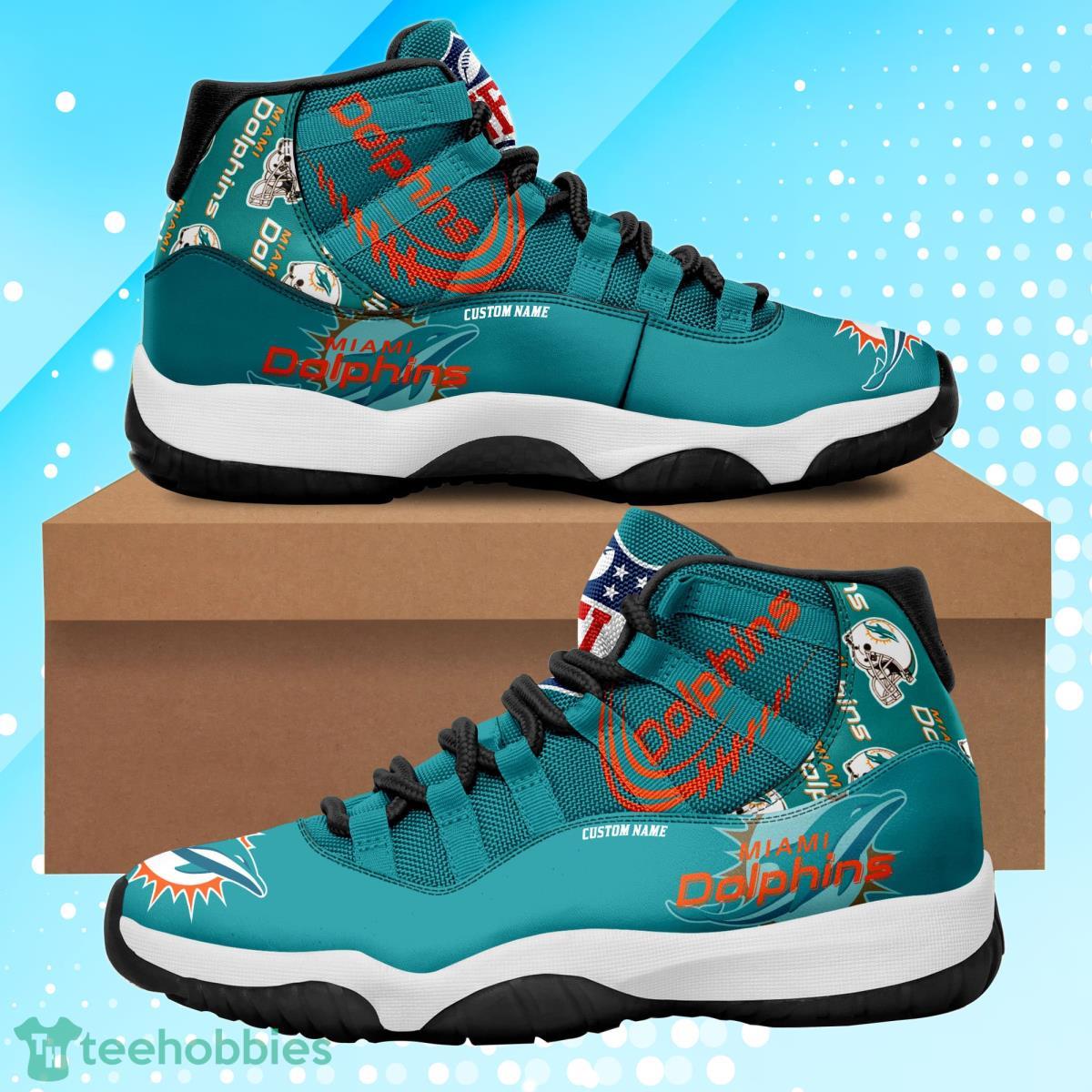 Miami dolphin cheap color jordans