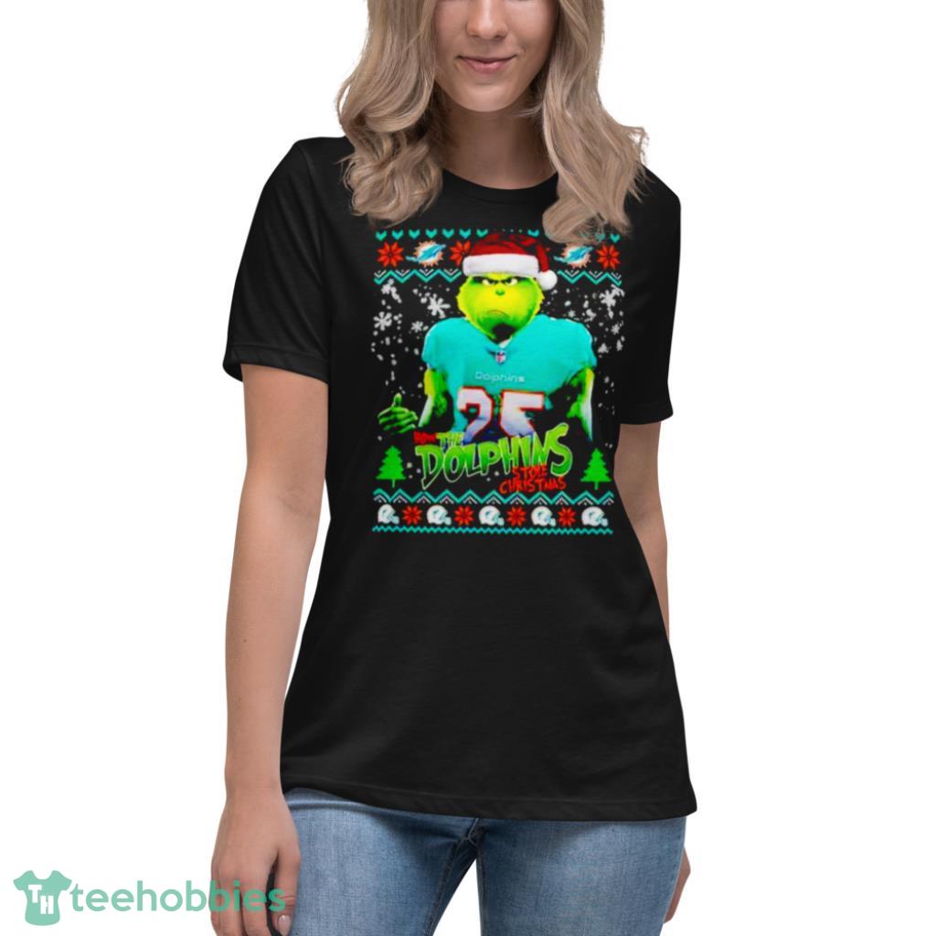 Miami Dolphins the Grinch how the Dolphins stole christmas shirt