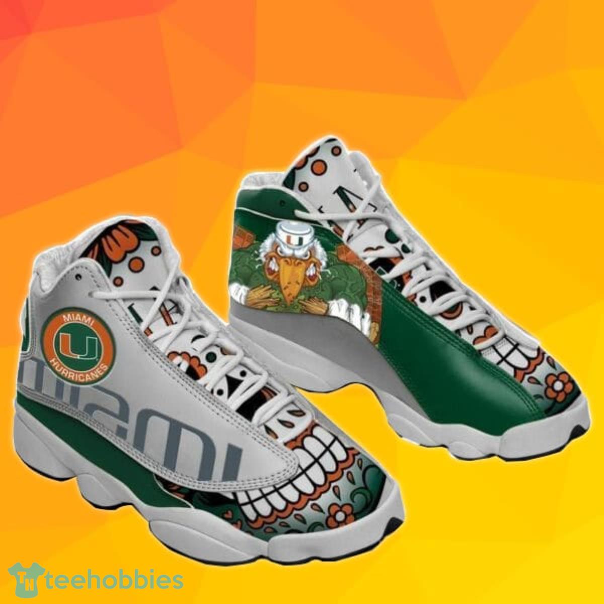 Miami Hurricanes Form Air Jordan 13 Sneaker Football Shoes Sport Product Photo 1
