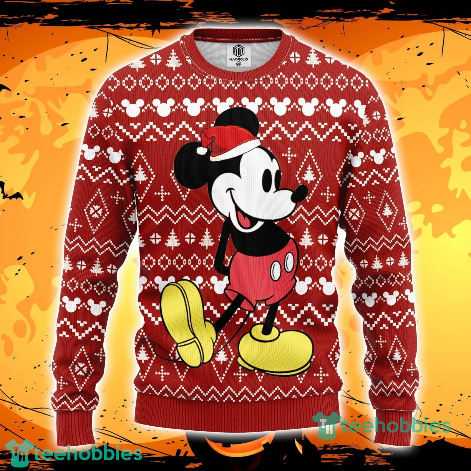 Christmas Gift Dallas Cowboys Mickey Cute 3D Ugly Christmas Sweater For Men  And Women