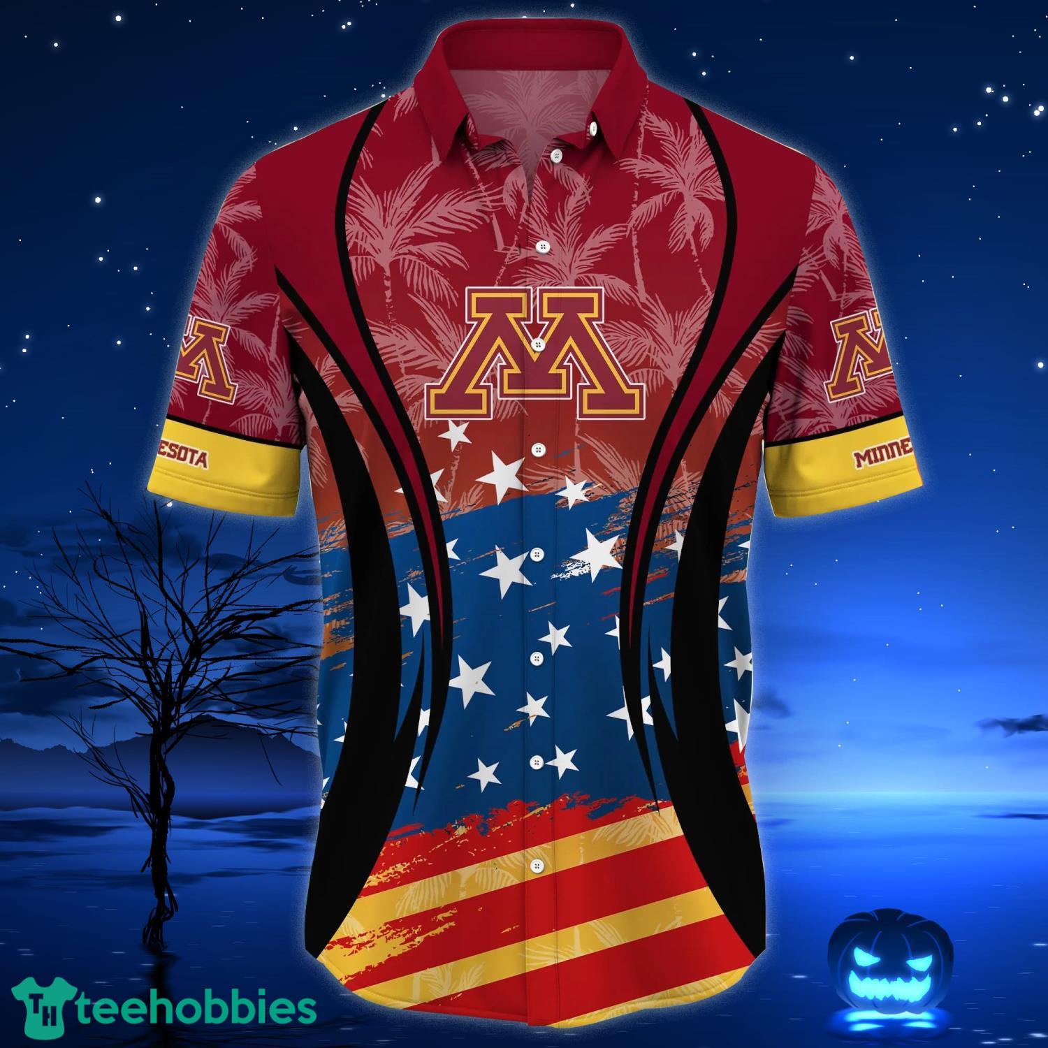 Minnesota Golden Gophers NCAA3 Hawaiian Shirt Star Pattern Best