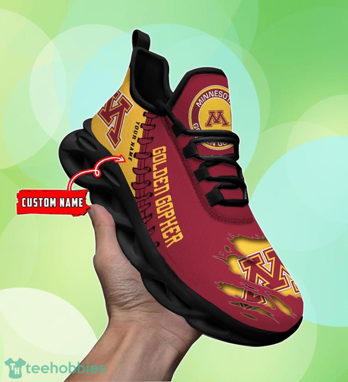 Minnesota Golden Gophers Personalized Max Soul Shoes Unique Gift For Men And Women Fans Product Photo 1