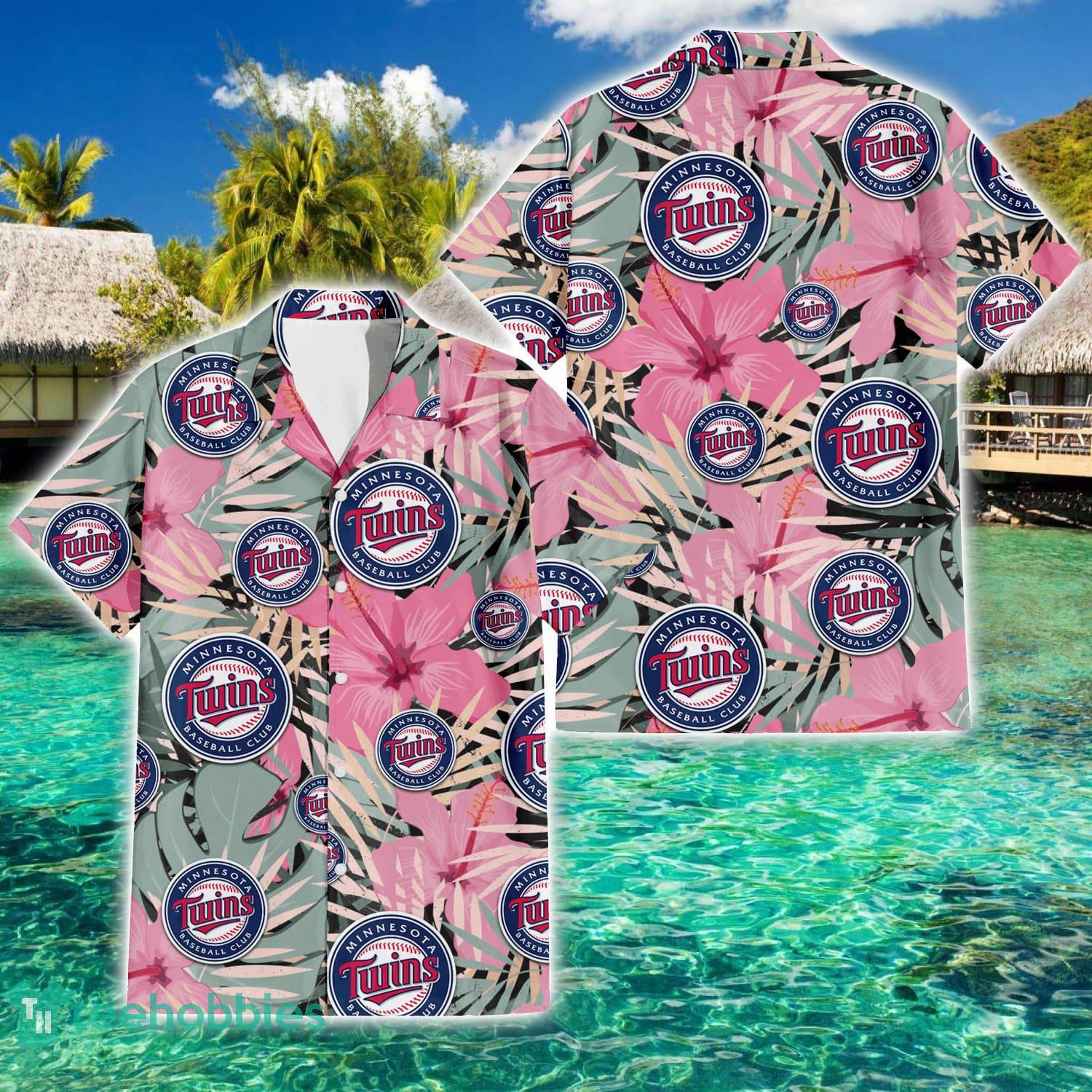 Minnesota Twins Big Hibiscus Pattern Aloha Hawaiian Shirt Summer Gift Product Photo 2