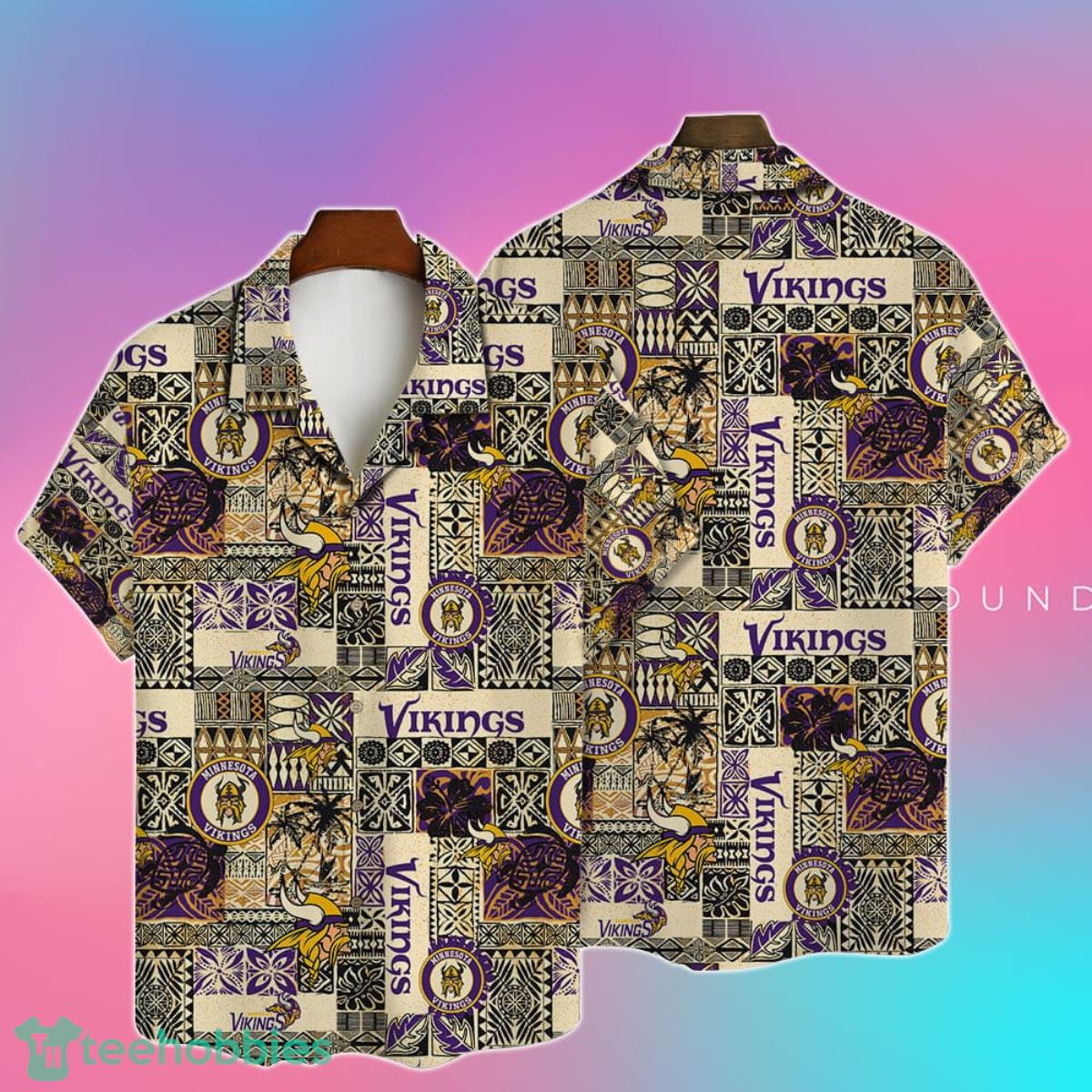 Minnesota Vikings 2023 AOP Hawaiian Shirt Best Gift For Men And Women Product Photo 1
