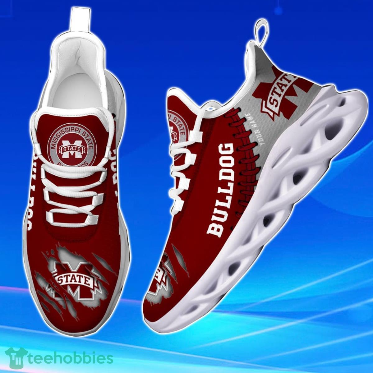 Mississippi State Bulldogs Personalized Max Soul Shoes Unique Gift For Men And Women Fans Product Photo 2