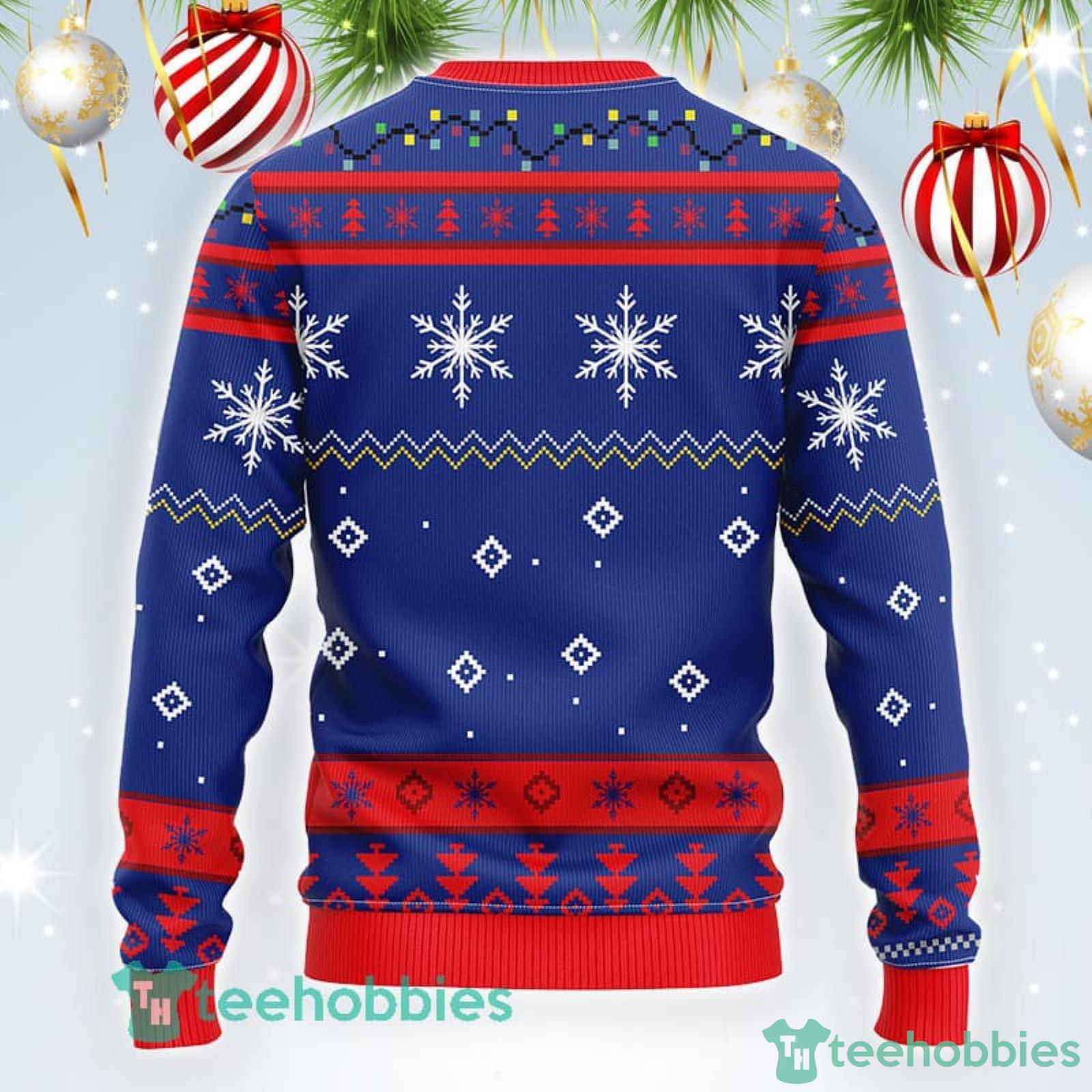 Christmas Gift Chicago Cubs Christmas Snowflakes Pattern 3D Ugly Christmas  Sweater For Men And Women