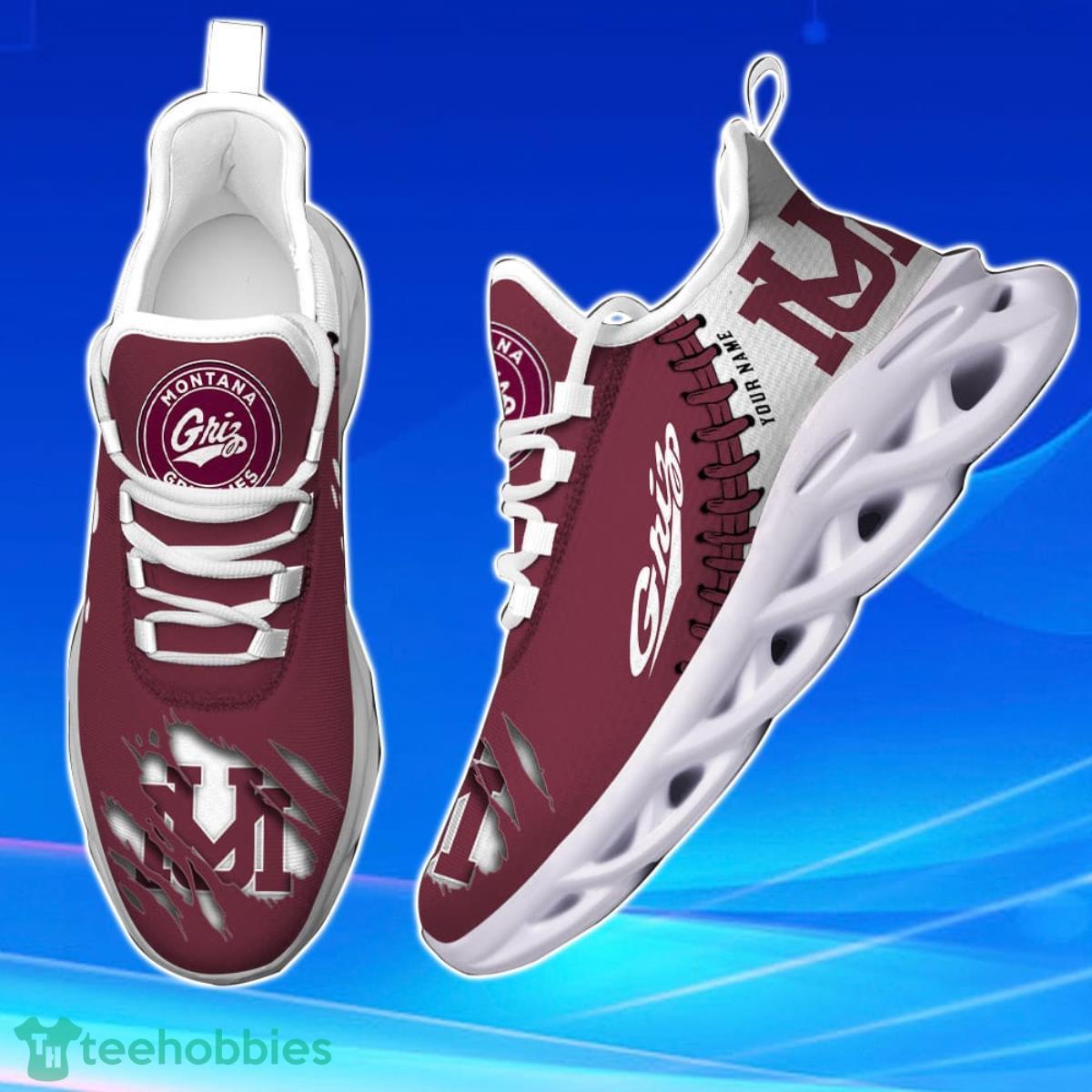 Montana Grizzlies Personalized Max Soul Shoes Unique Gift For Men And Women Fans Product Photo 2