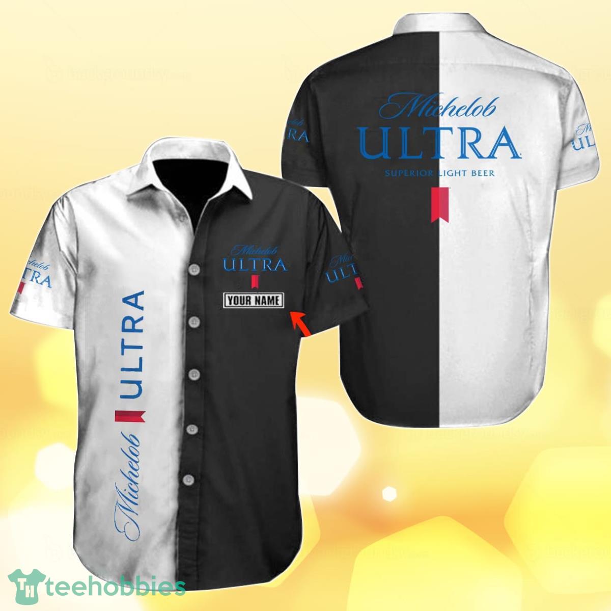 Multicolor Michelob Ultra Hawaii Shirt Custom Name Best Gift For Men And Women Fans Product Photo 1