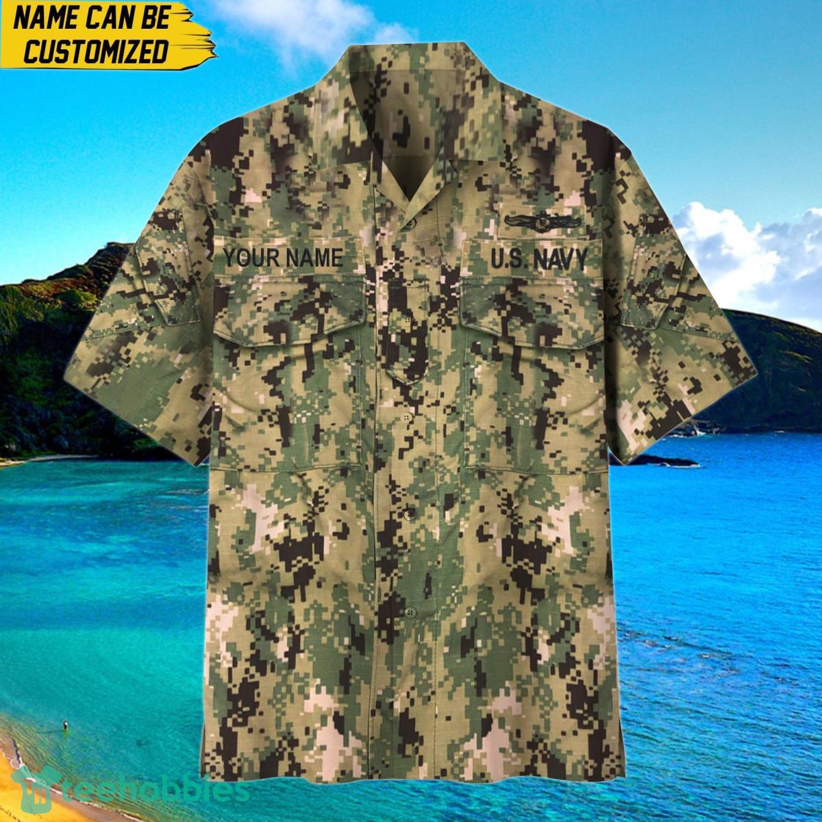 Navy Premium Personalised US Veteran Hawaii Shirt Best Gift Product Photo 1