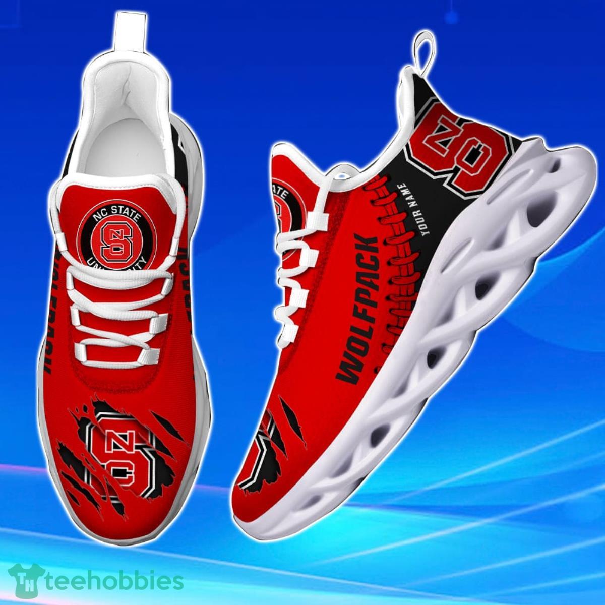 NC State Wolfpack Personalized Max Soul Shoes Unique Gift For Men And Women Fans Product Photo 2