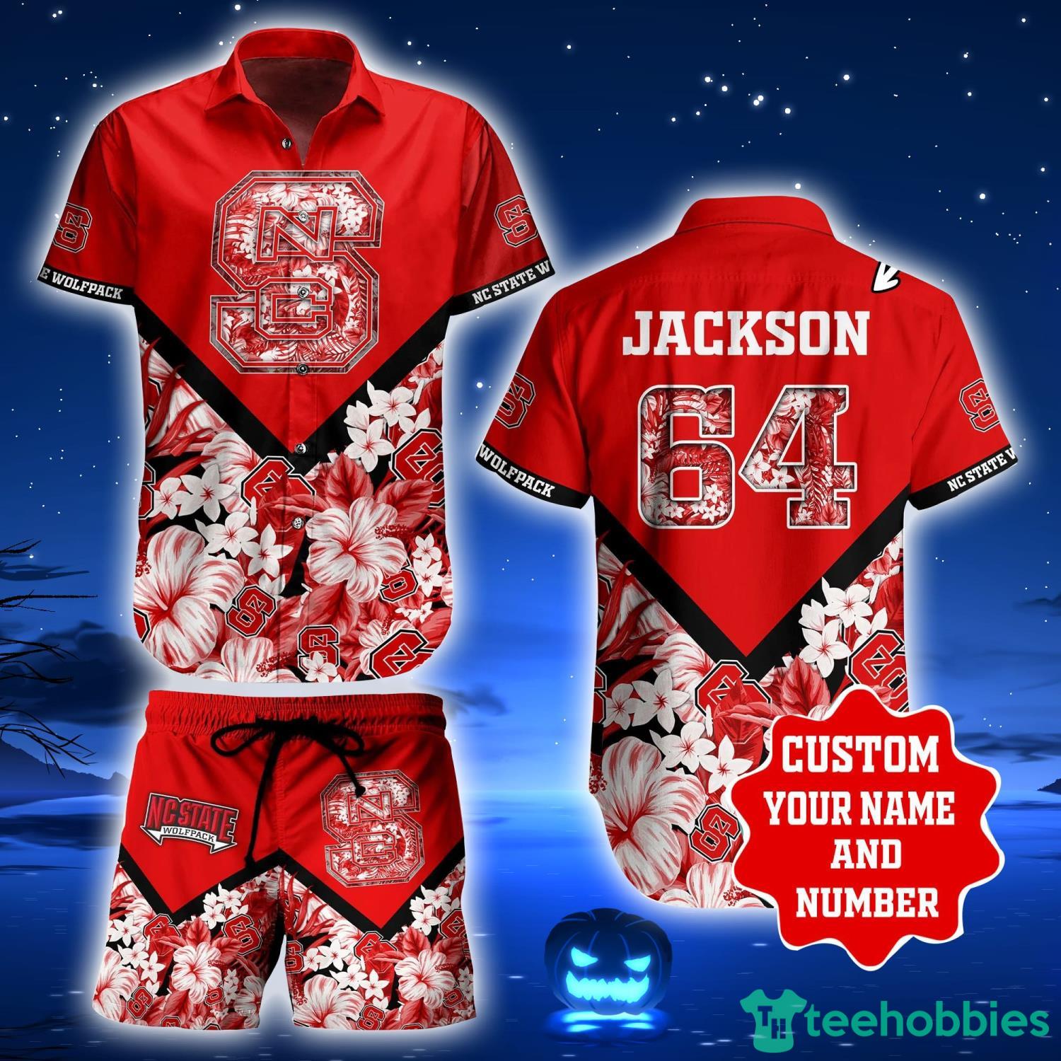 LIMITED] NC State Wolfpack Summer Hawaiian Shirt And Shorts, With