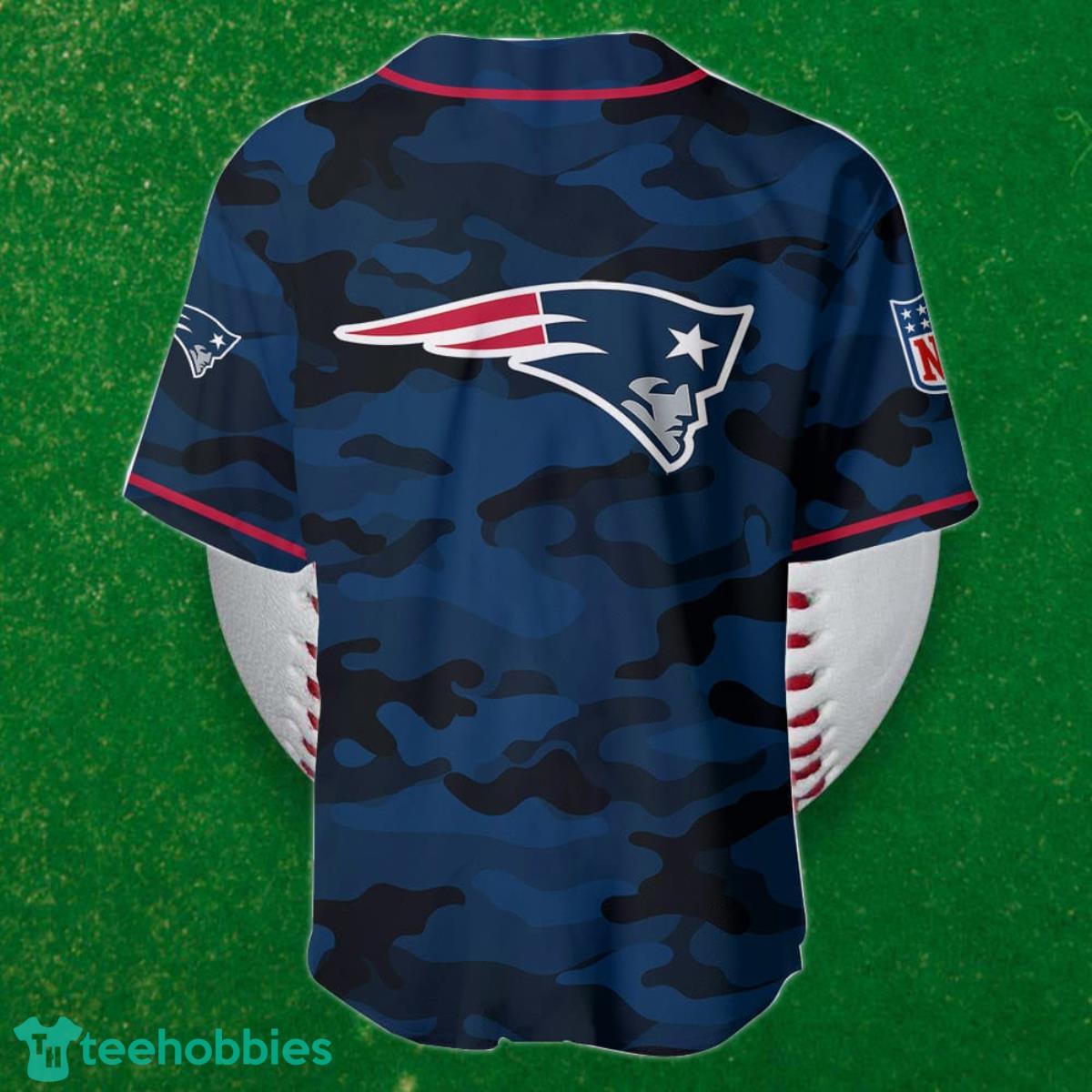 New England Patriots-NFL BASEBALL JERSEY CUSTOM NAME AND NUMBER