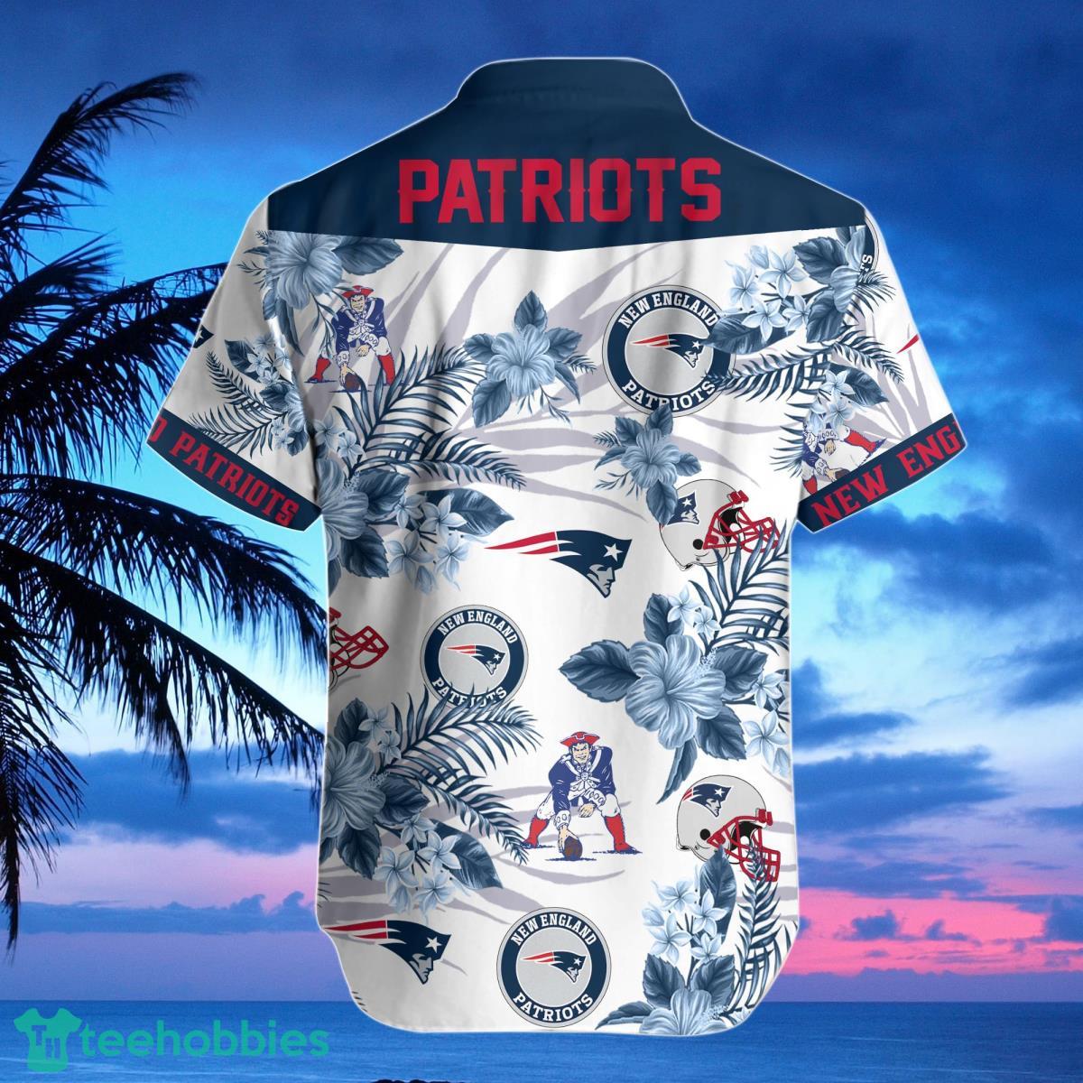 New England Patriots-NFL Floral Hawaii Shirt Best Gift For Men And Women Fans Product Photo 2
