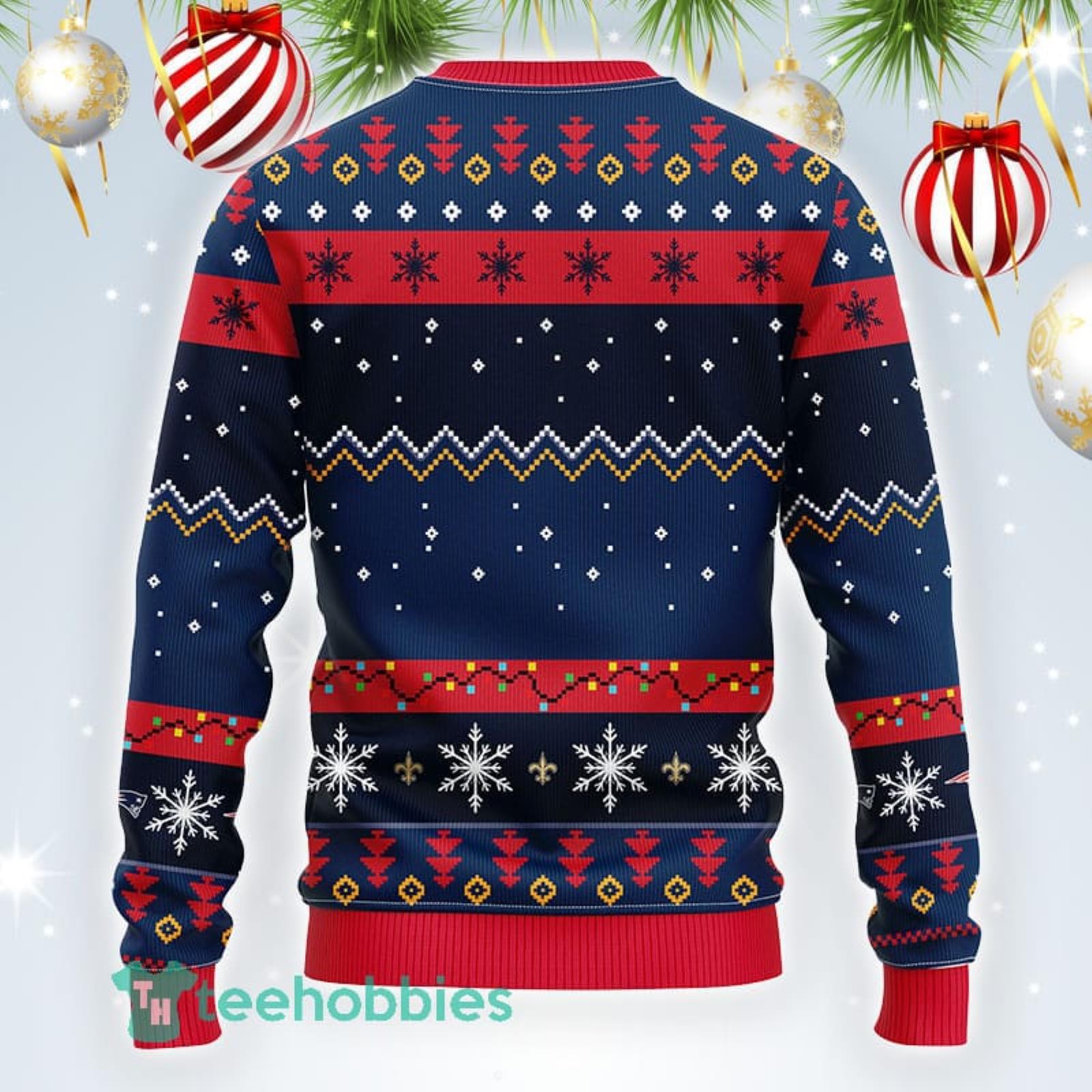 New England Patriots Football Team Nfl Ugly Christmas Sweater