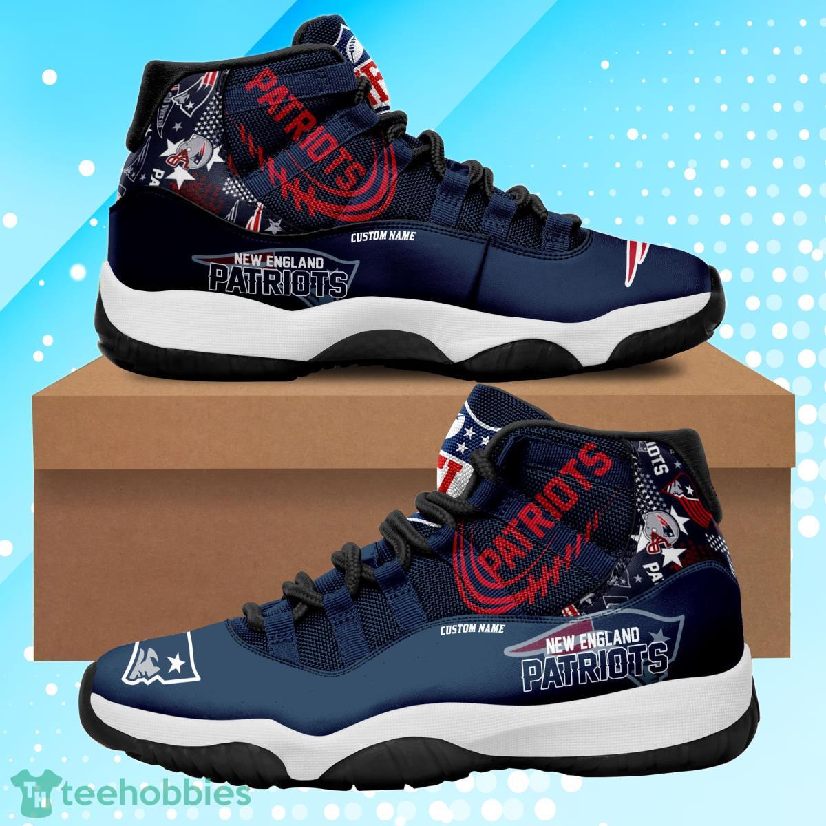 New England Patriots Personalized Air Jordan 11 Gift For Fans