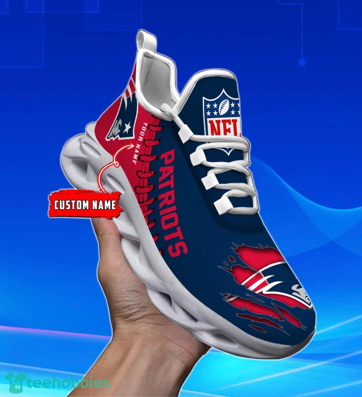 New England Patriots Personalized NFL Max Soul Shoes Style Gift Fans Product Photo 1