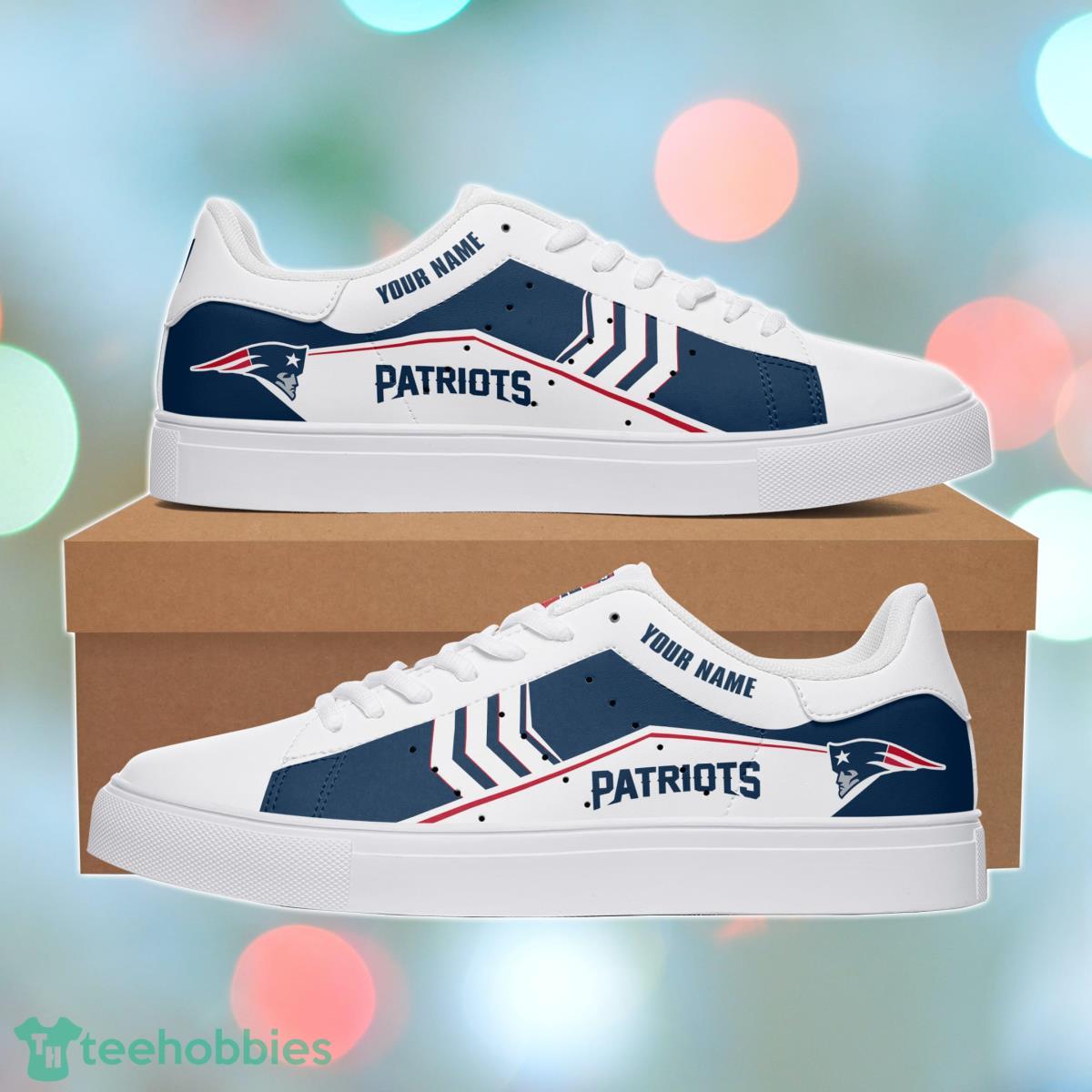 New England Patriots Personalized Stan Smith Sneakers Best Gift For Men And Women Fans Product Photo 1
