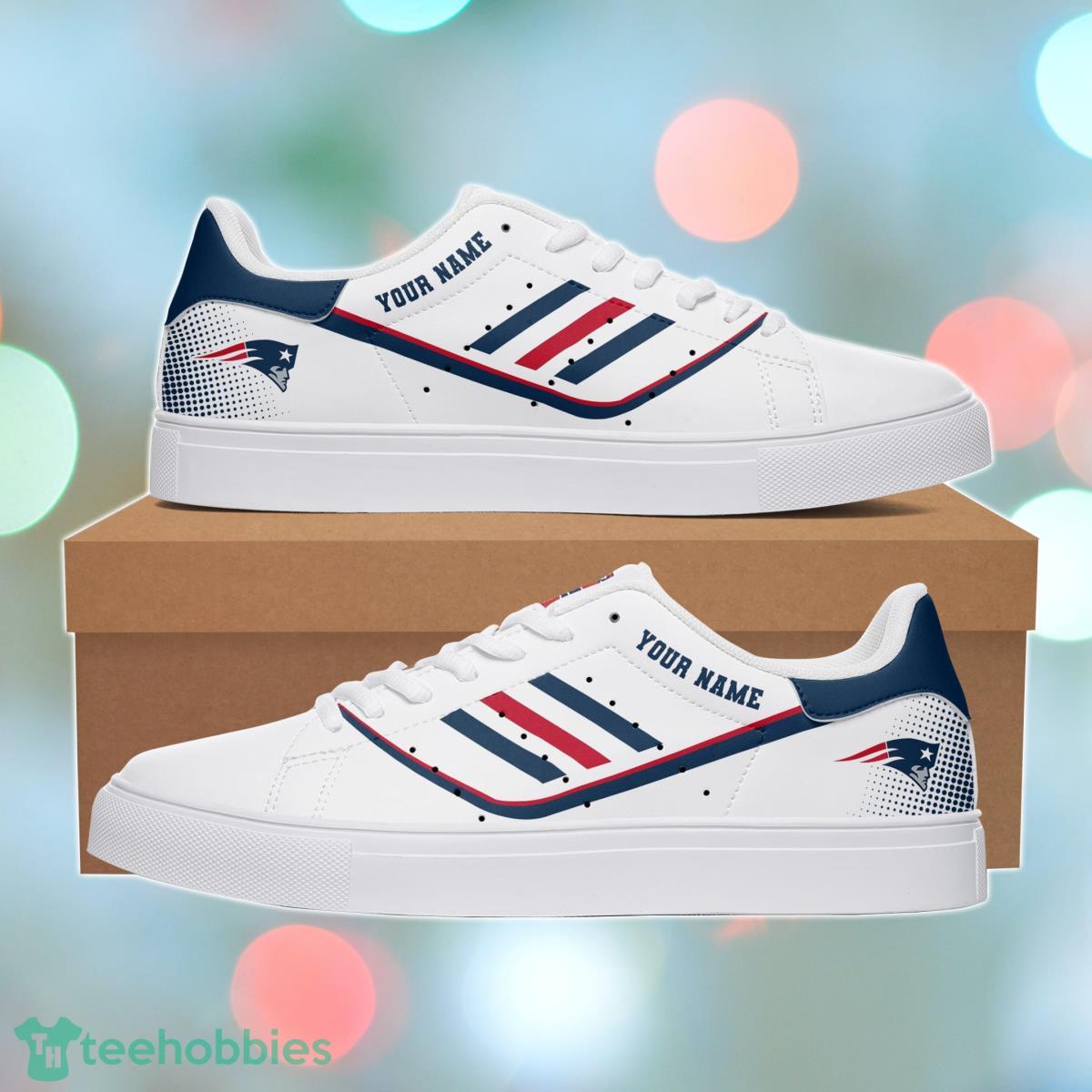 New England Patriots Personalized Stan Smith Sneakers Style Gift For Men And Women Fans Product Photo 1