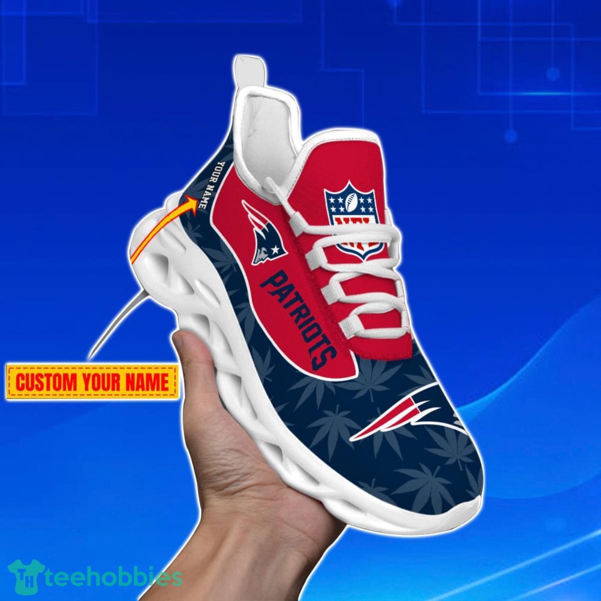 New England Patriots-Personalized Weed Limited Edition Max Soul Shoes Best Gift For Men And Women Product Photo 2
