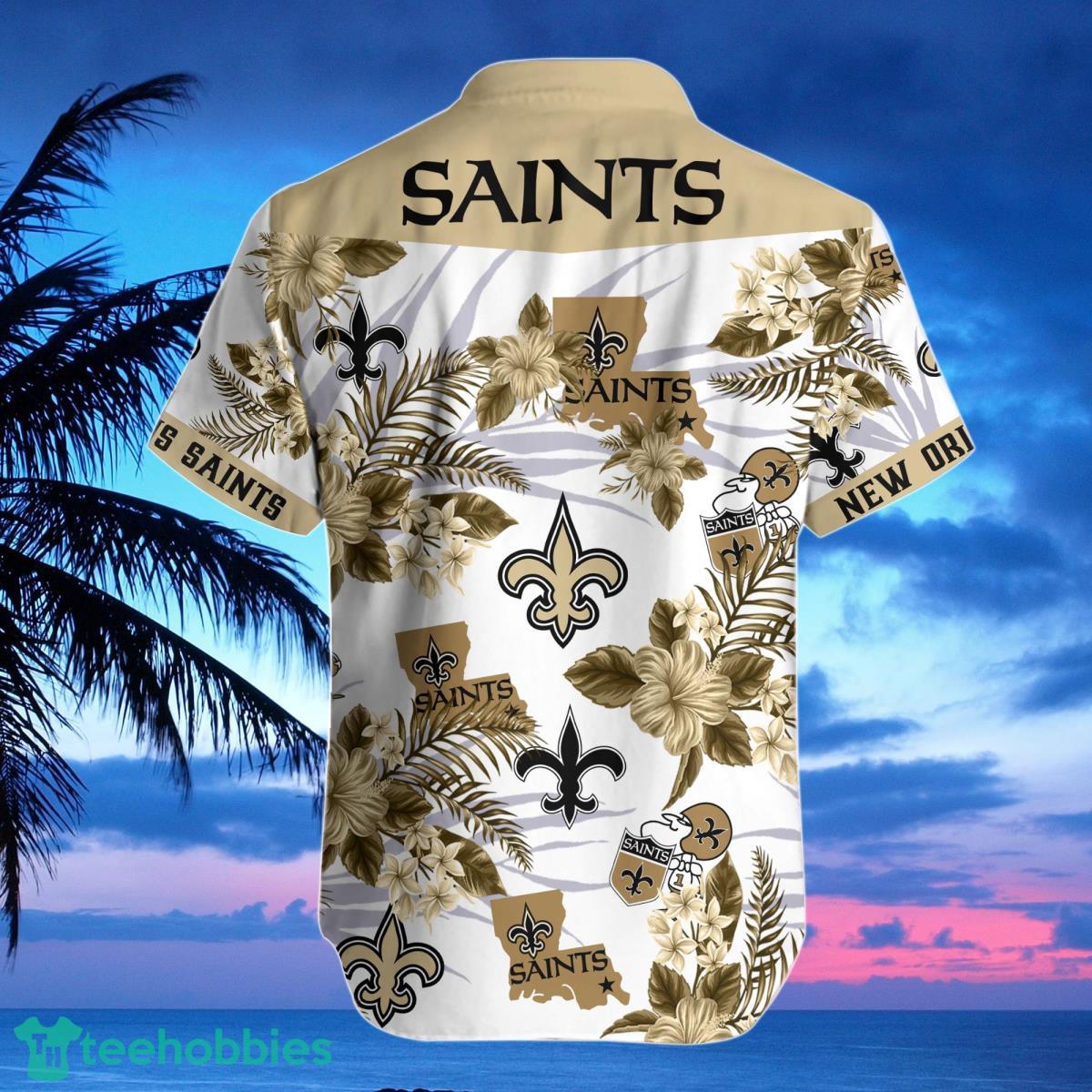 New Orleans Saints-NFL Floral Hawaii Shirt Best Gift For Men And Women Fans Product Photo 2