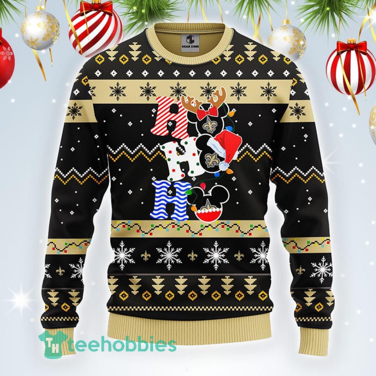 new orleans saints ugly christmas sweater Large