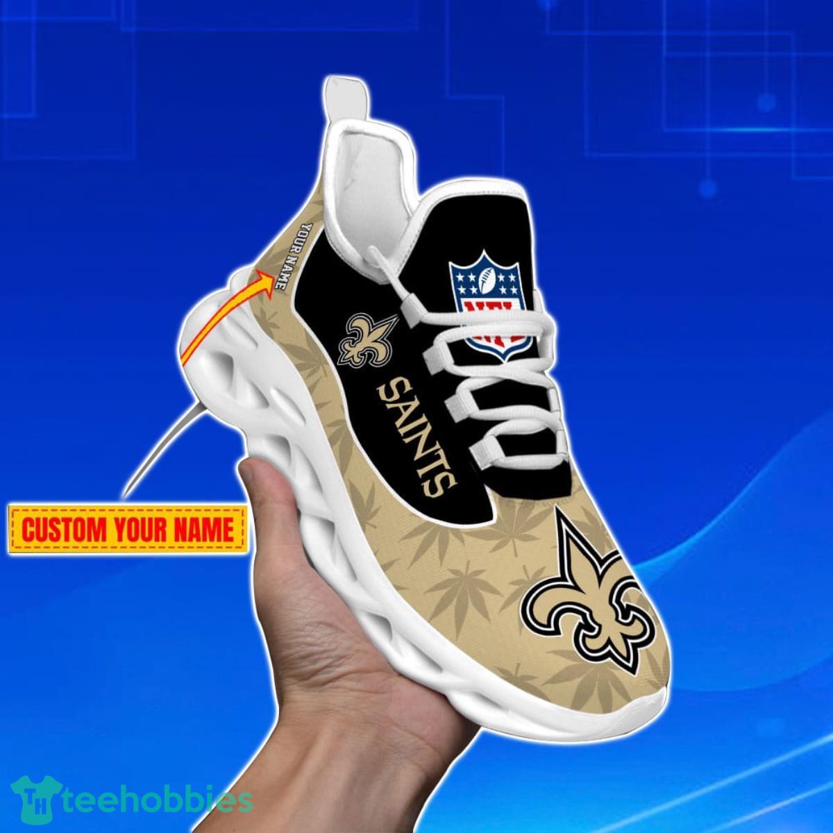 New Orleans Saints-Personalized Weed Limited Edition Max Soul Shoes Best Gift For Men And Women Product Photo 2