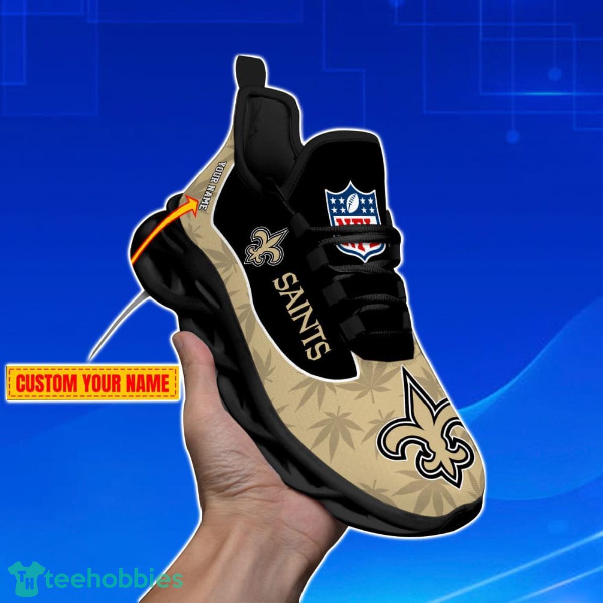 New Orleans Saints-Personalized Weed Limited Edition Max Soul Shoes Best Gift For Men And Women Product Photo 1
