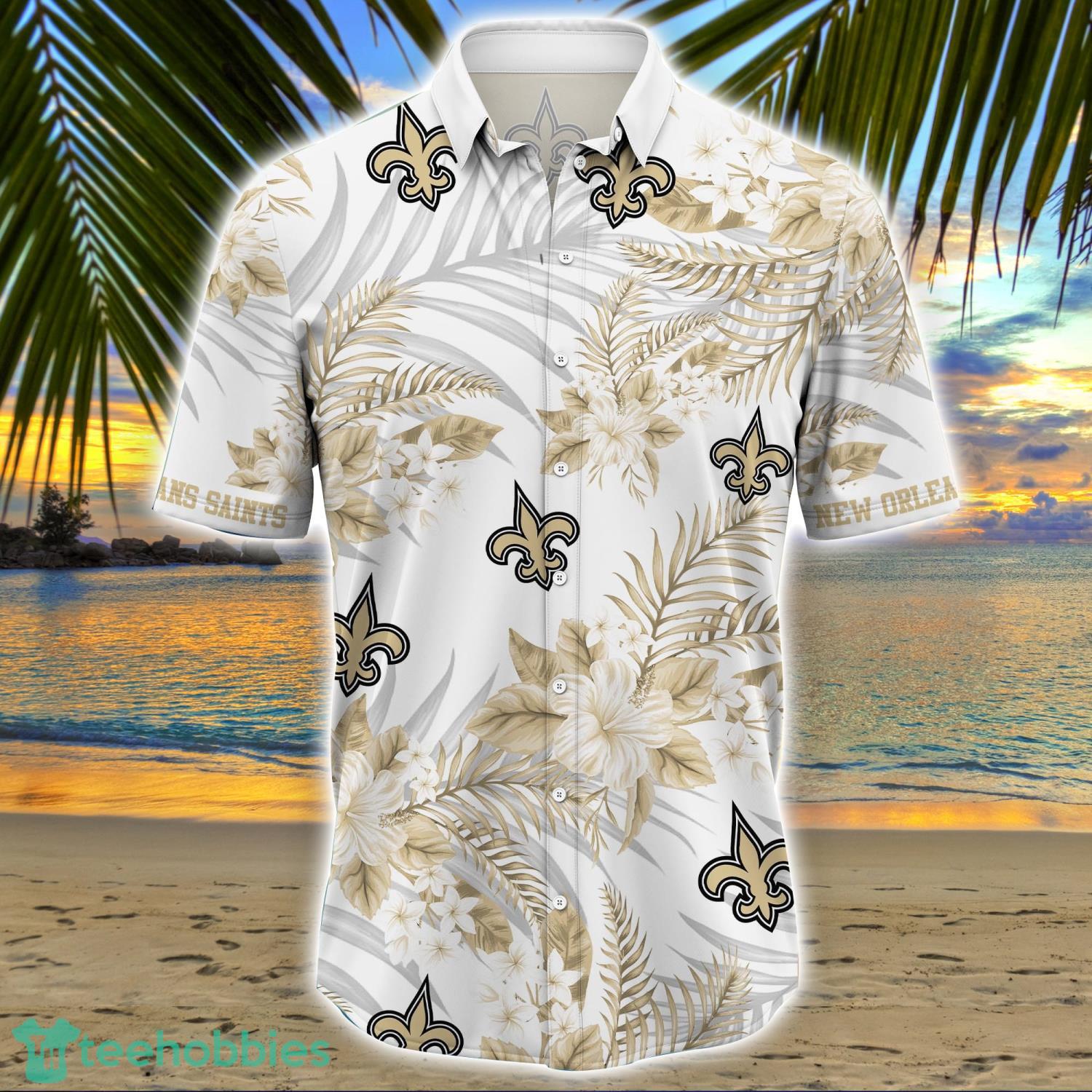 NFL New Orleans Saints Hawaiian Shirt Black - Ingenious Gifts Your