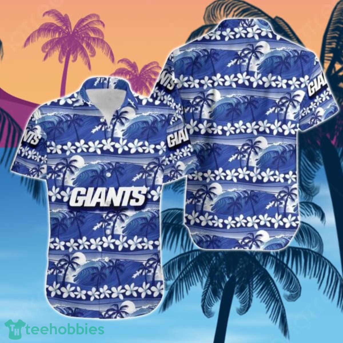 NFL New York Giants Aloha Tropical Hawaiian Shirt