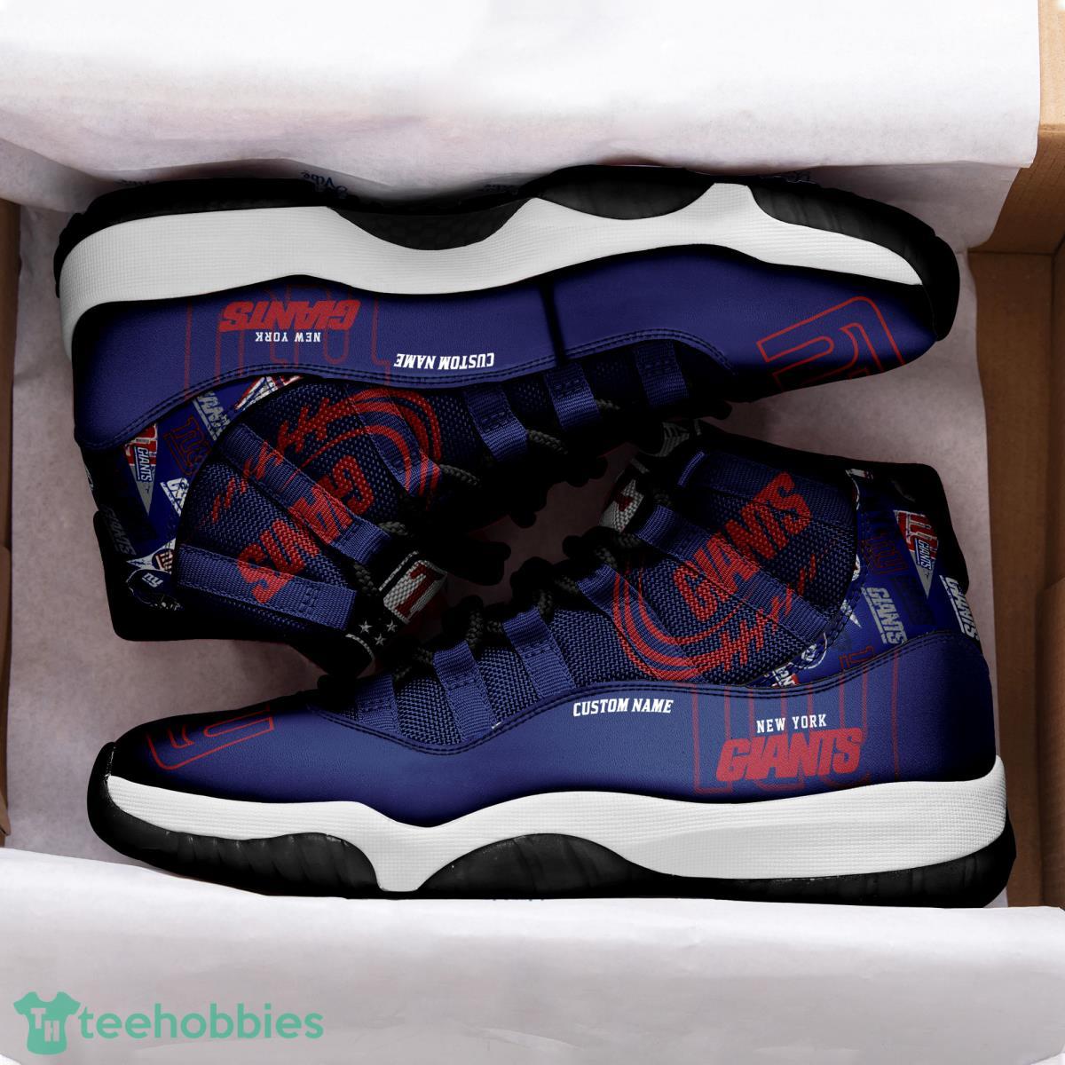 New York Giants Personalized Air Jordan 11 Gift For Fans