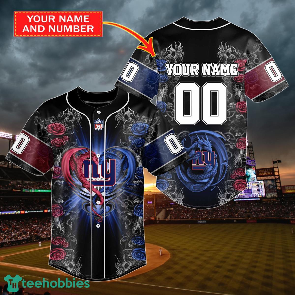 Los Angeles Rams Personalized Name & Number NFL Dragon Baseball Shirt Best  Gift Fans