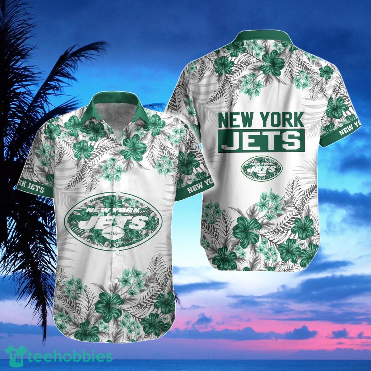 New York Jets Hawaiian Shirt, Shorts, Combo Hawaiian Shirt And Shorts Best Gift For Men And Women Fans Product Photo 1