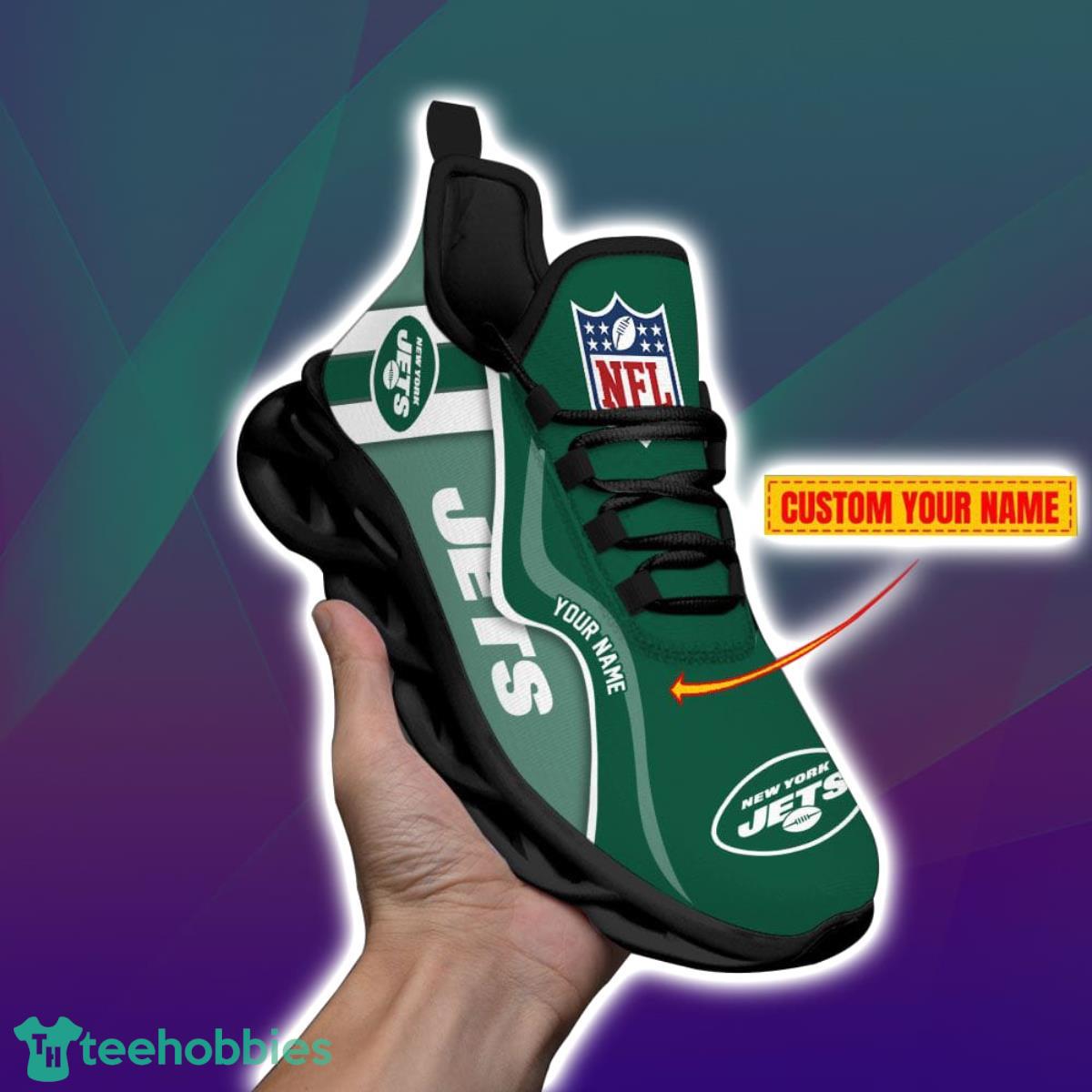 New York Jets-NFL Custom Name Max Soul Shoes Impressive Gift For Men And Women Fans Product Photo 1