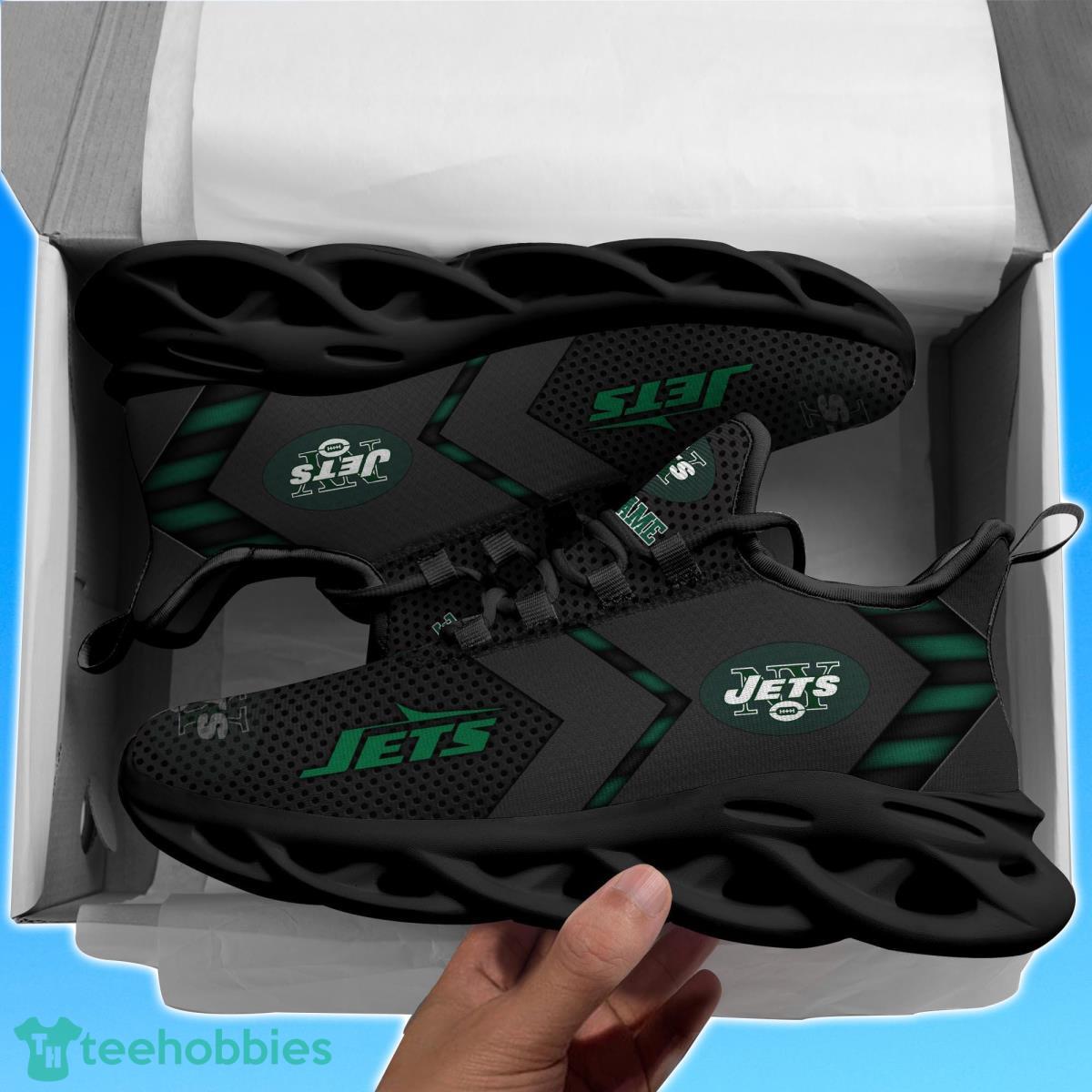 New York Jets Personalized Name Clunky Sneakers Special Gifts For Fans Product Photo 2