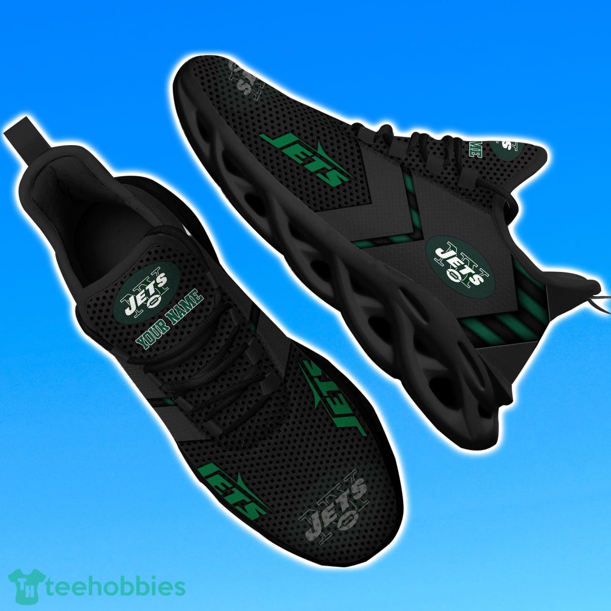 New York Jets Personalized Name Clunky Sneakers Special Gifts For Fans Product Photo 1