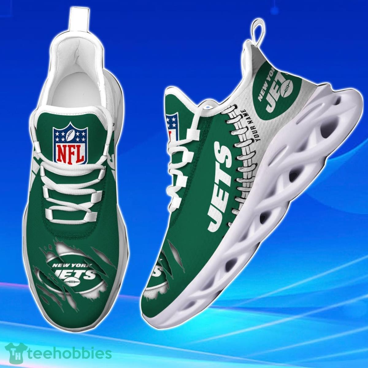 New York Jets Personalized NFL Max Soul Shoes Style Gift Fans Product Photo 2