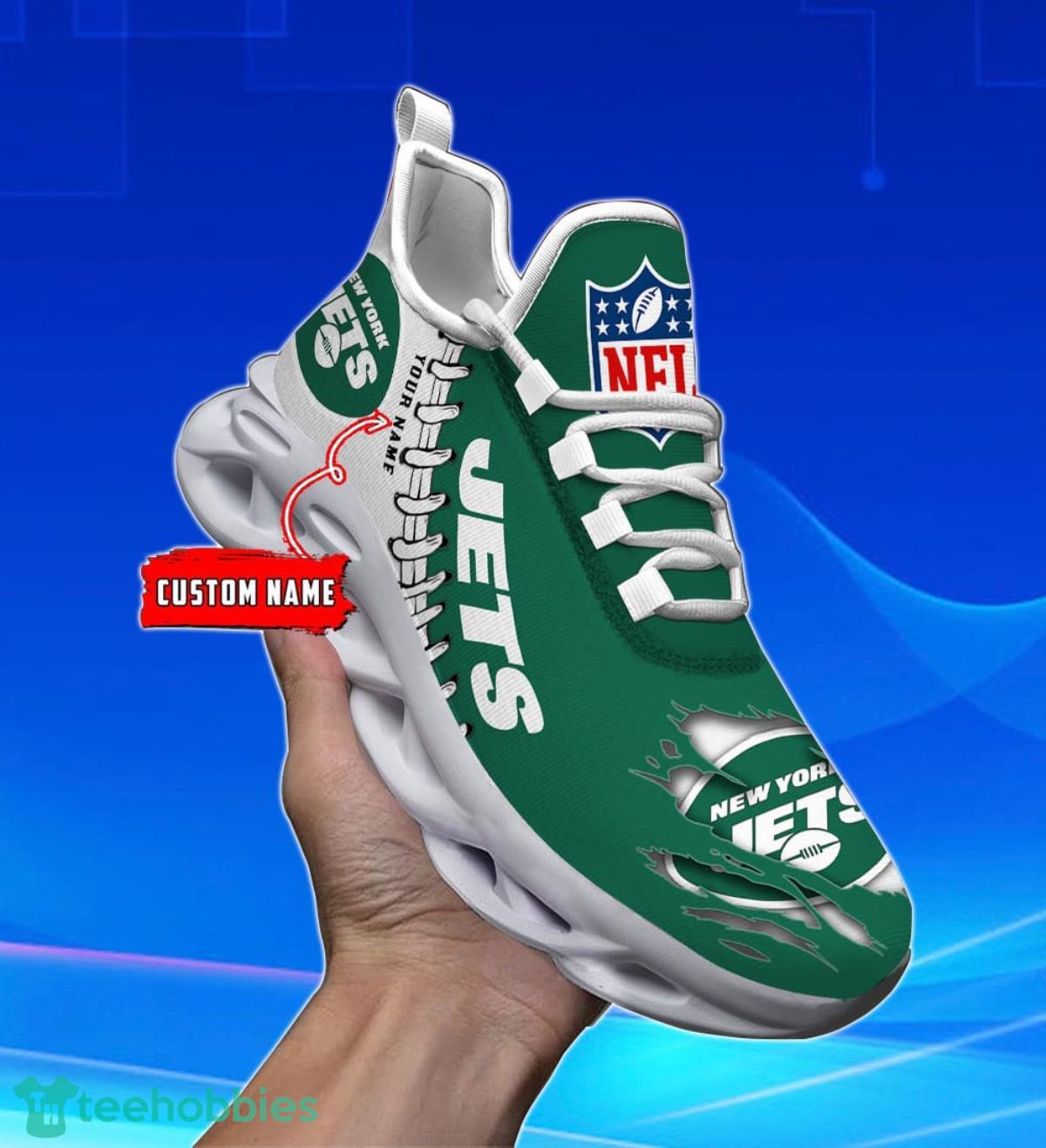 New York Jets Personalized NFL Max Soul Shoes Style Gift Fans Product Photo 1