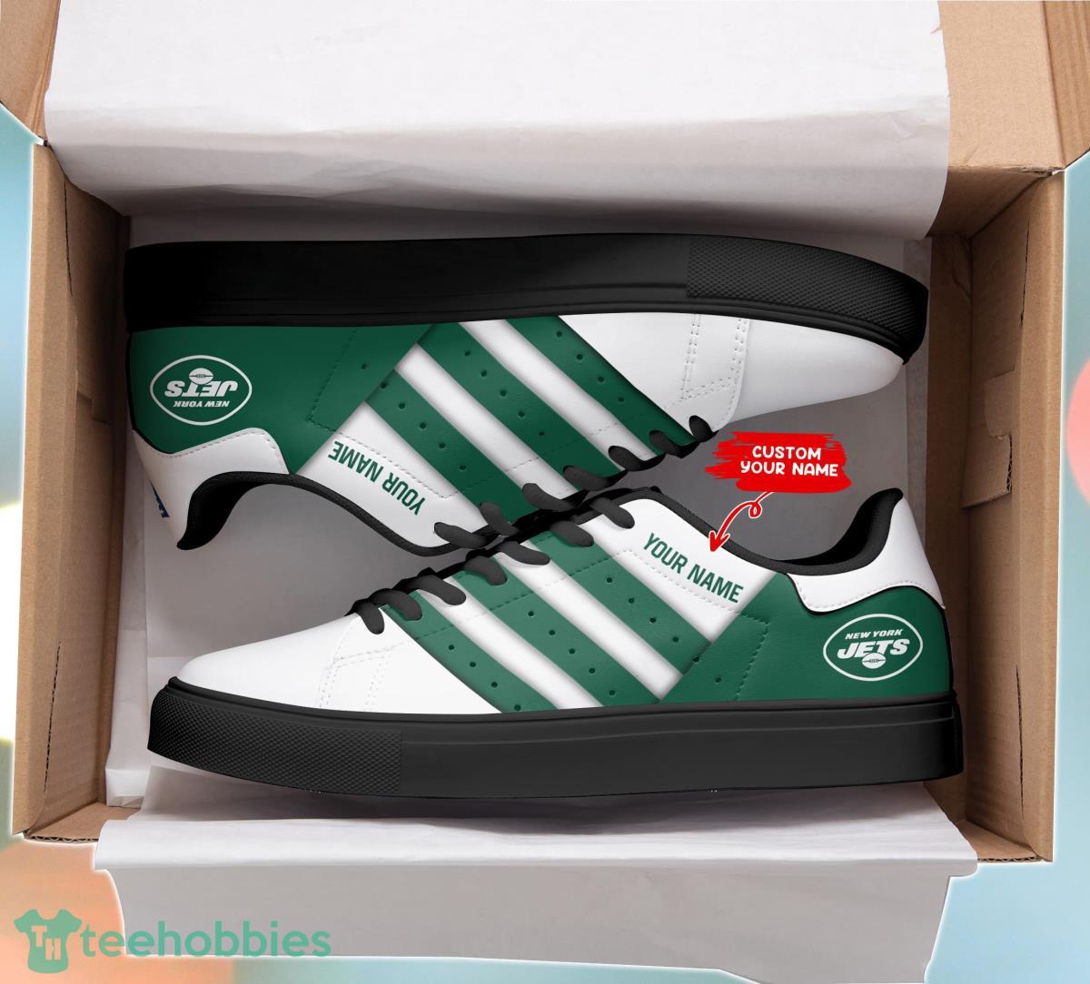 New York Jets Personalized Stan Smith Sneakers Impressive Gift For Men And Women Fans Product Photo 2