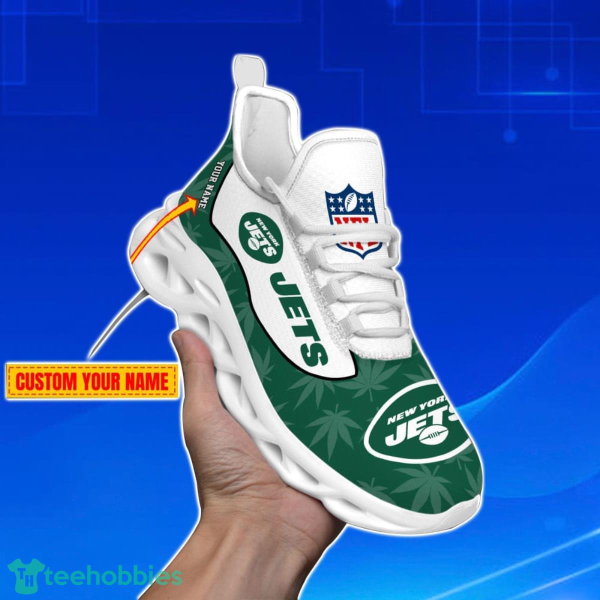 New York Jets-Personalized Weed Limited Edition Max Soul Shoes Best Gift For Men And Women Product Photo 2