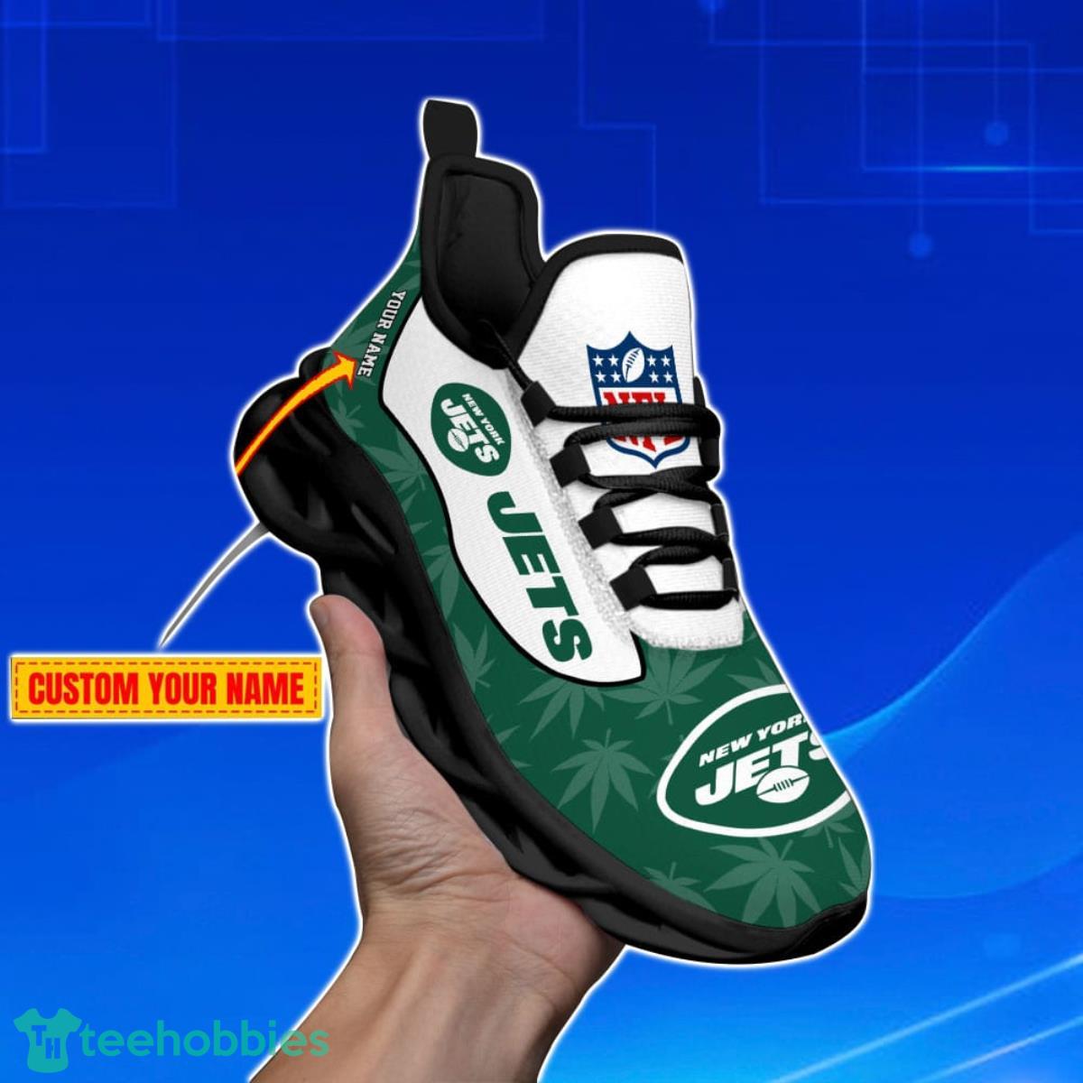 New York Jets-Personalized Weed Limited Edition Max Soul Shoes Best Gift For Men And Women Product Photo 1