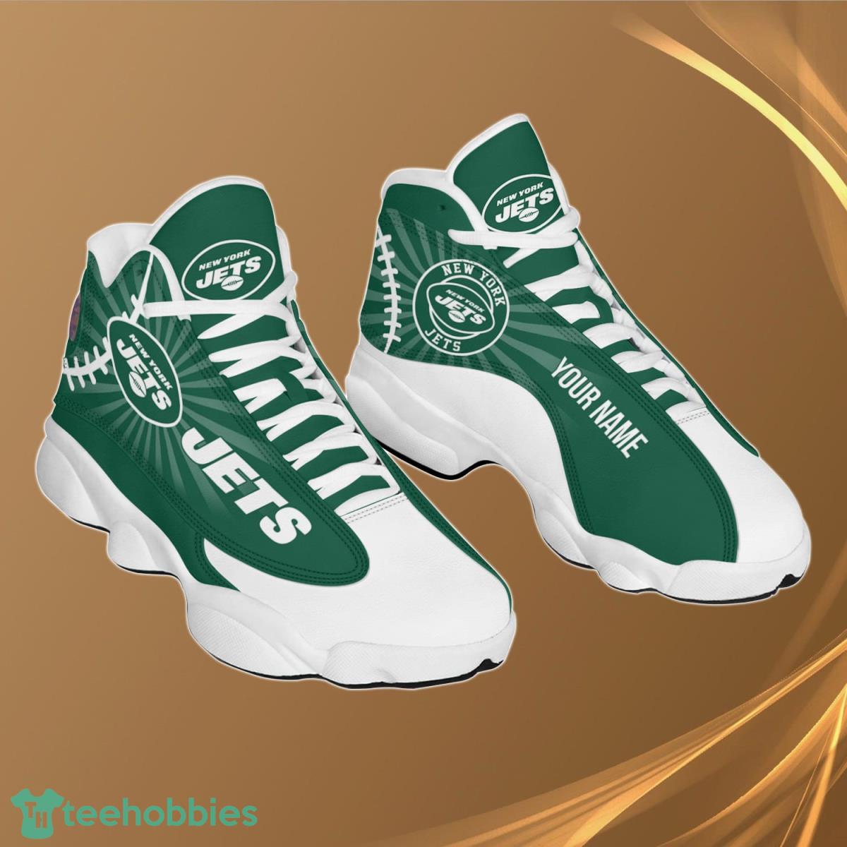 New York Jets Personalzied Name Air Jordan 13 Shoes Best Gift Fans